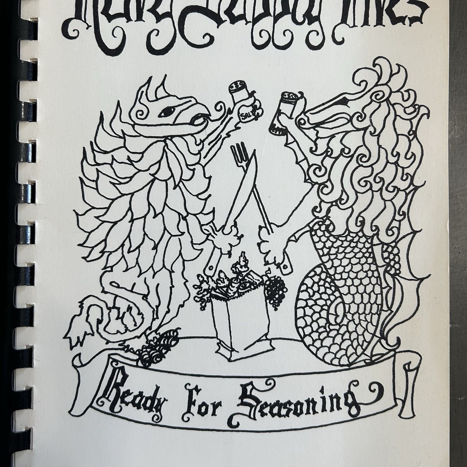 1974 Navy Supply Wives Cookbook Ready for Seasoning Military Fundraiser
