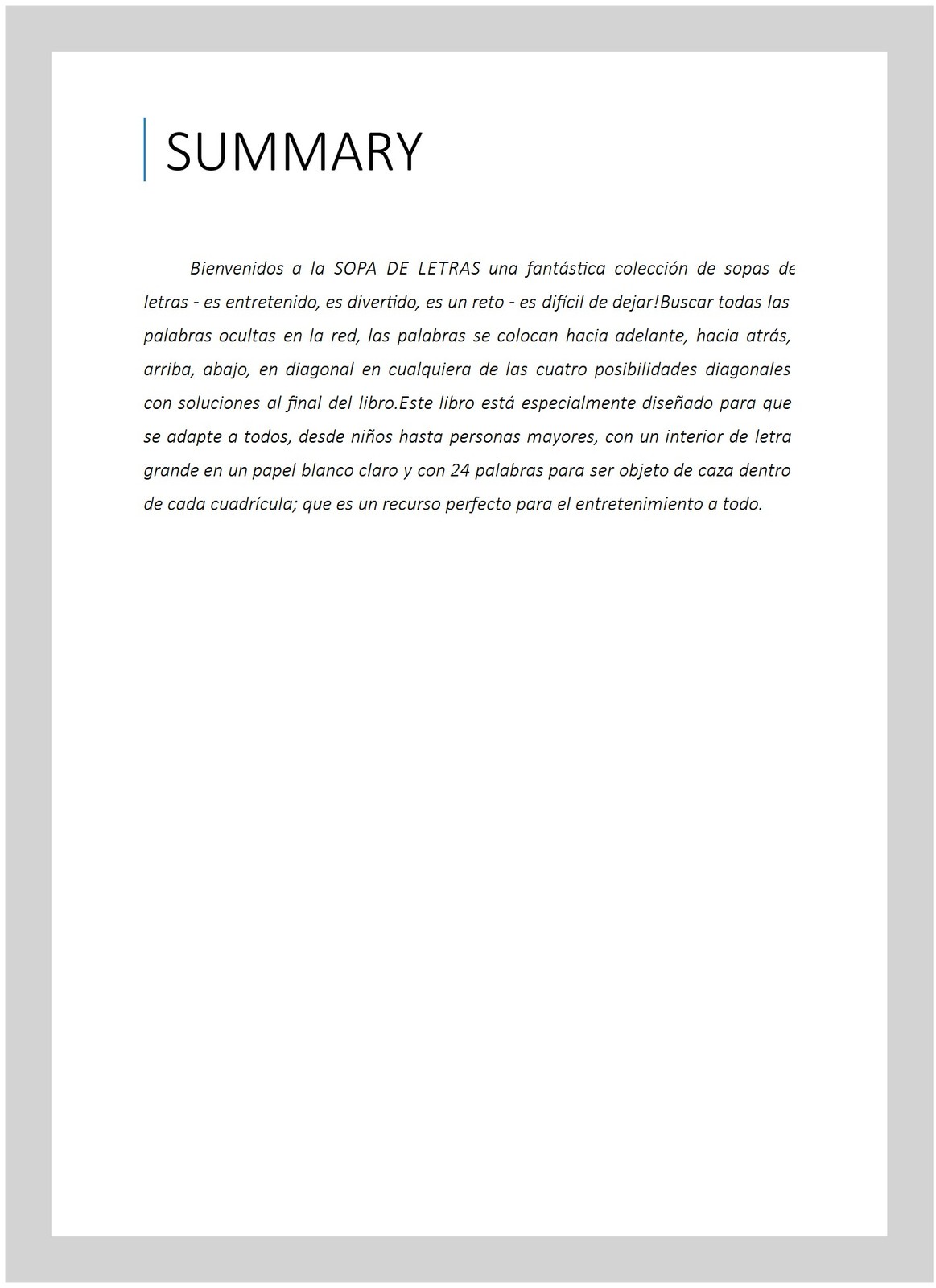Sopa de letras/ Alphabet soup, Paperback by Lubandi, J. S., Brand New, Free s…