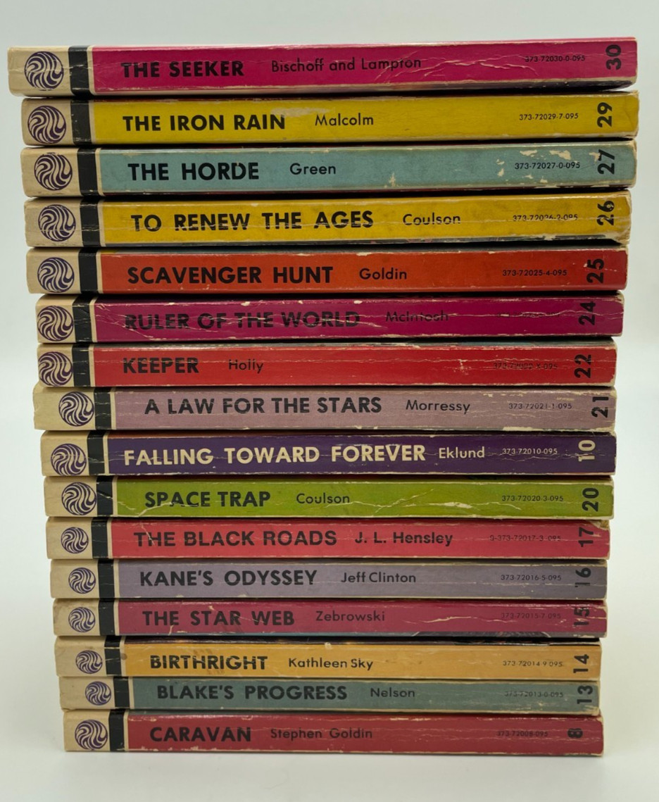 Lot of 16 Vintage Laser Books 1970&rsquo;s Science Fiction Paperbacks