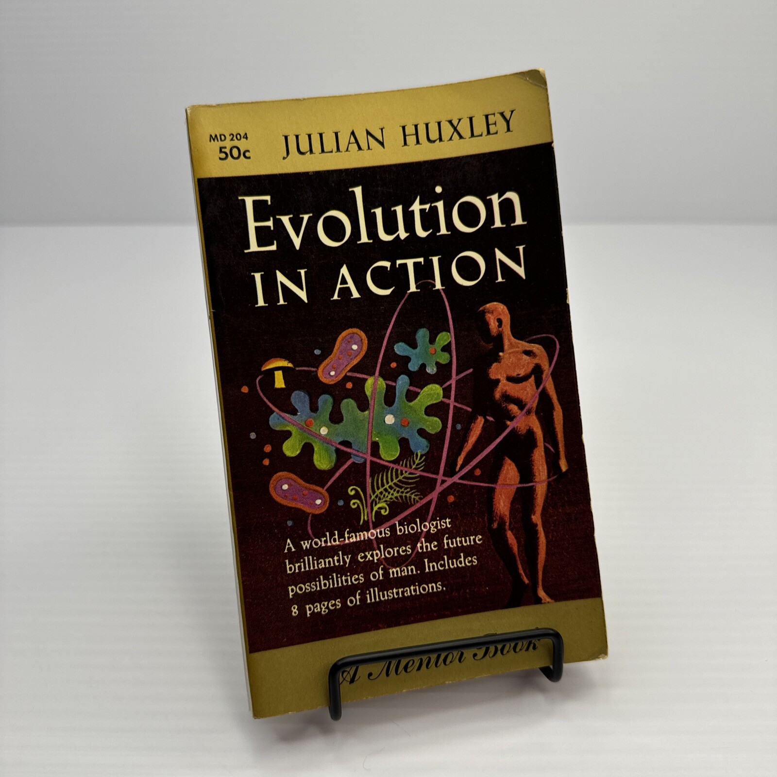 Evolution in Action Julian Huxley Paperback 1957 Mentor Book Man&rsquo;s Possibilities