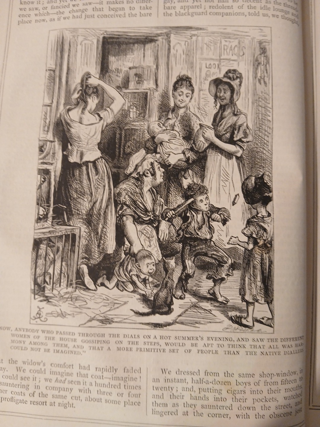 WORKS OF CHARLES DICKENS Ca. 1870 ~ HOUSEHOLD EDITION ~ SKETCHES BY BOZ Rare GC
