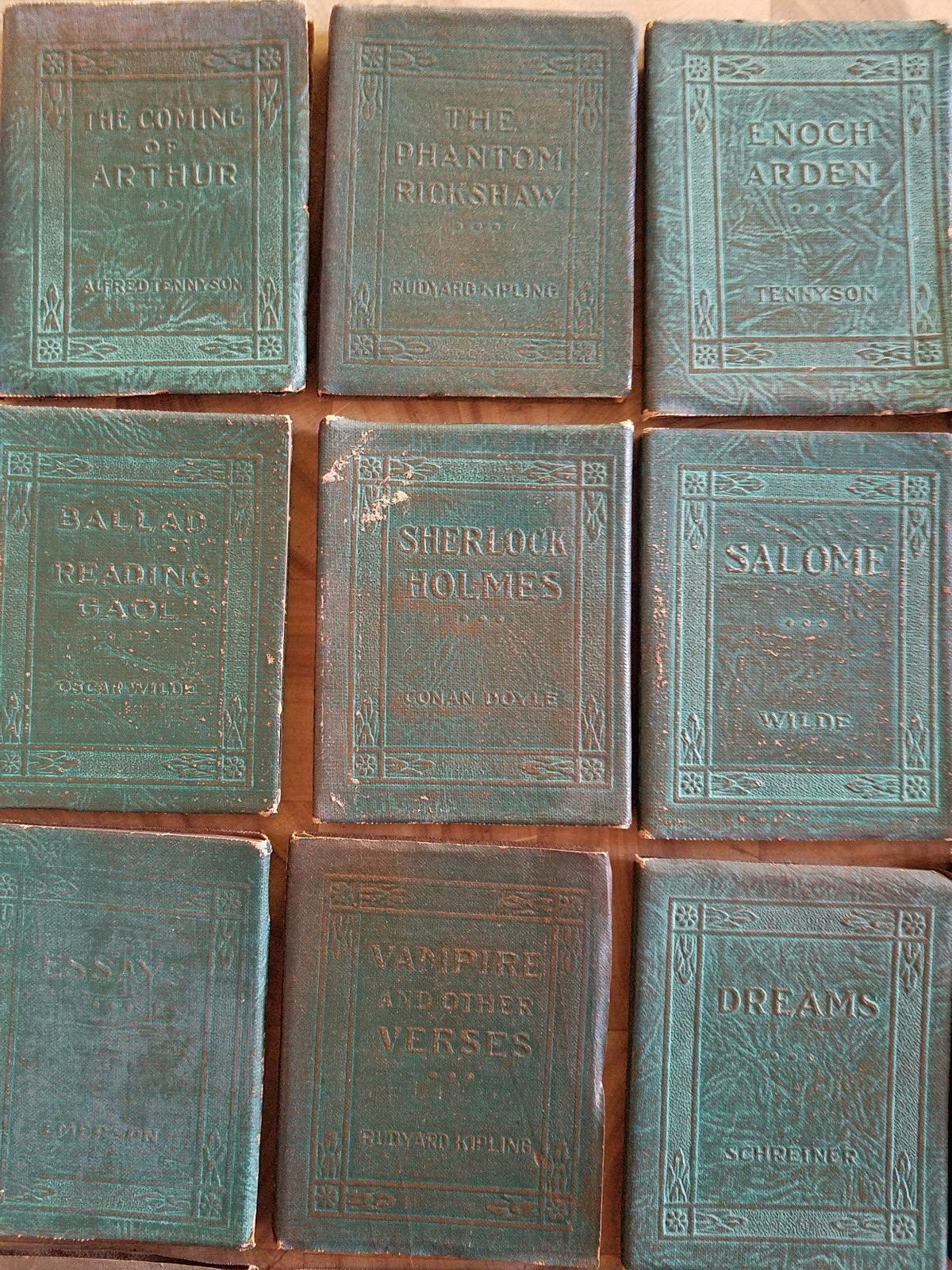 Antique Book Miniatures Little Leather Library Corporation, Set of 32 VG 1920&rsquo;s