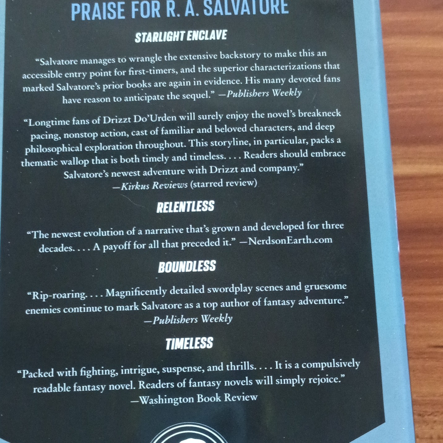 R.A. Salvatore Glacier&rsquo;s Edge Signed 1st Ed Hardcover The Way of the Drow 2022