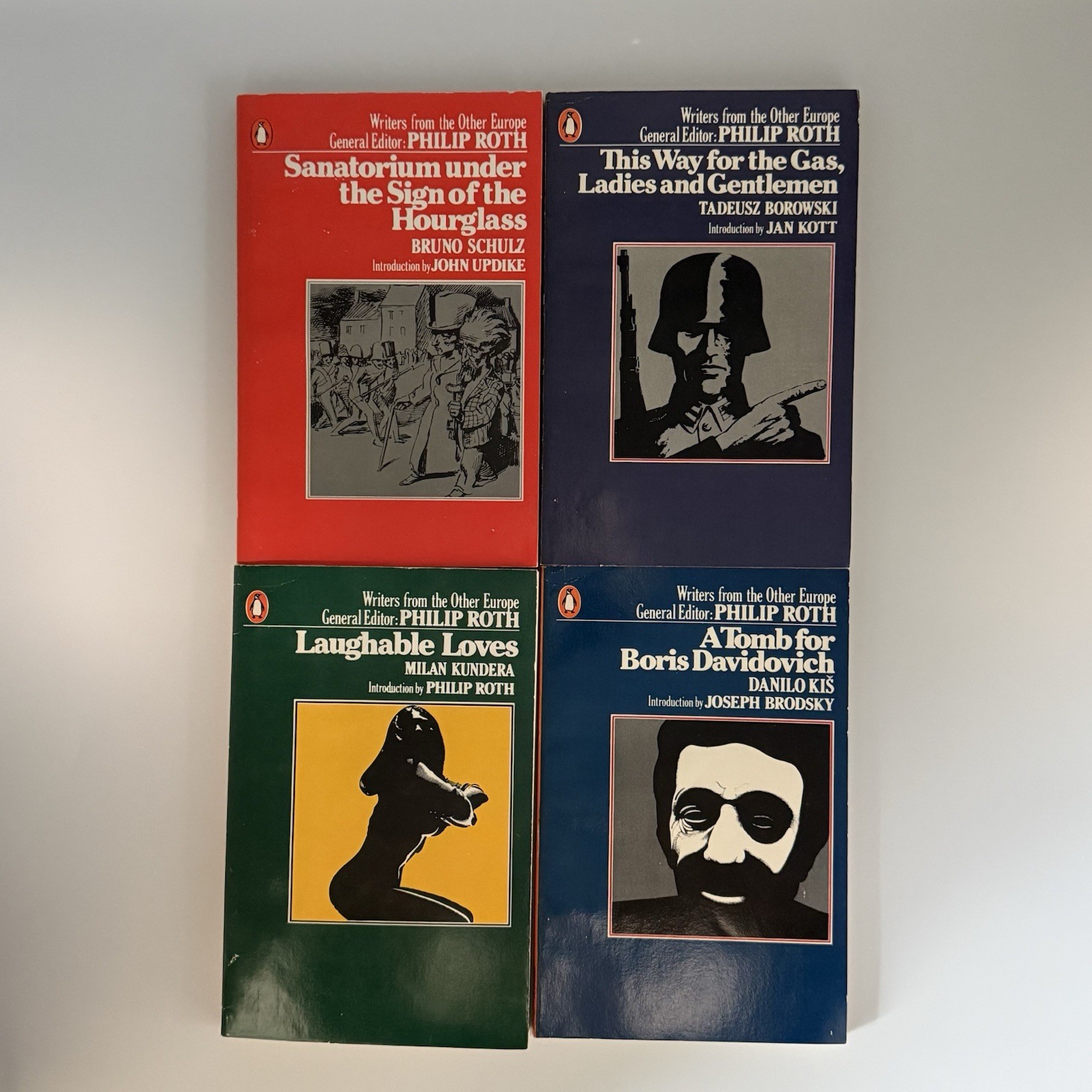 Writers From The Other Europe Philip Roth Kis Kundera Schulz Borowski Box Set