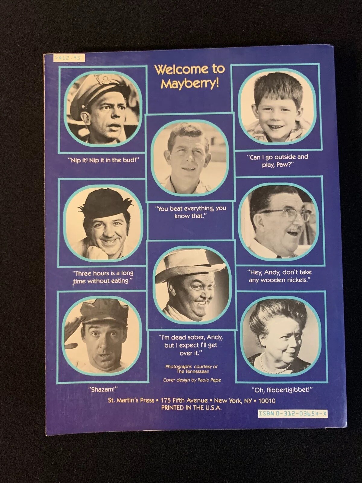 The Andy Griffith Show Book by Ken Beck & Jim Clark 1985 SIGNED