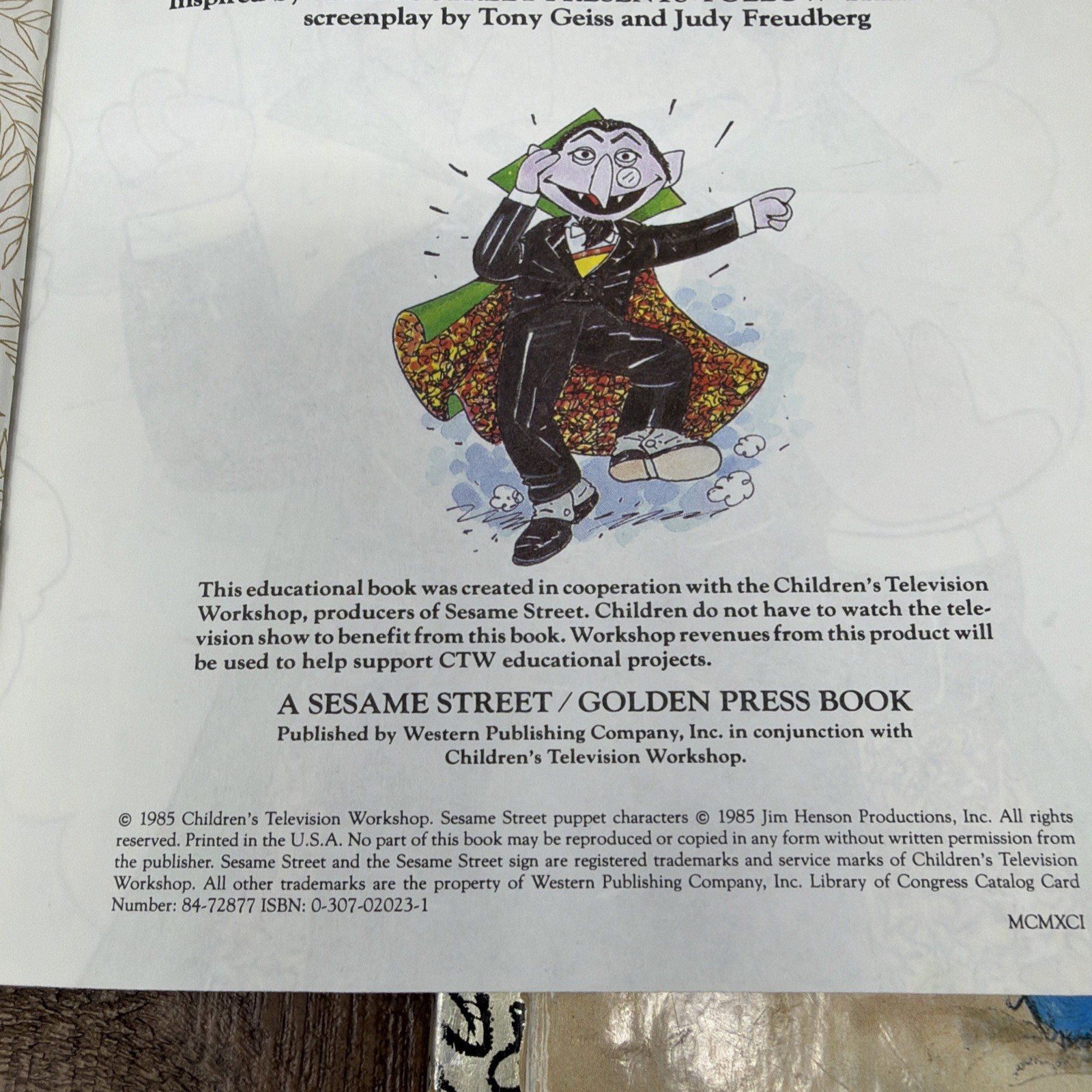 Sesame Street A Little Golden Book Vintage Children&rsquo;s Books 1970-80s