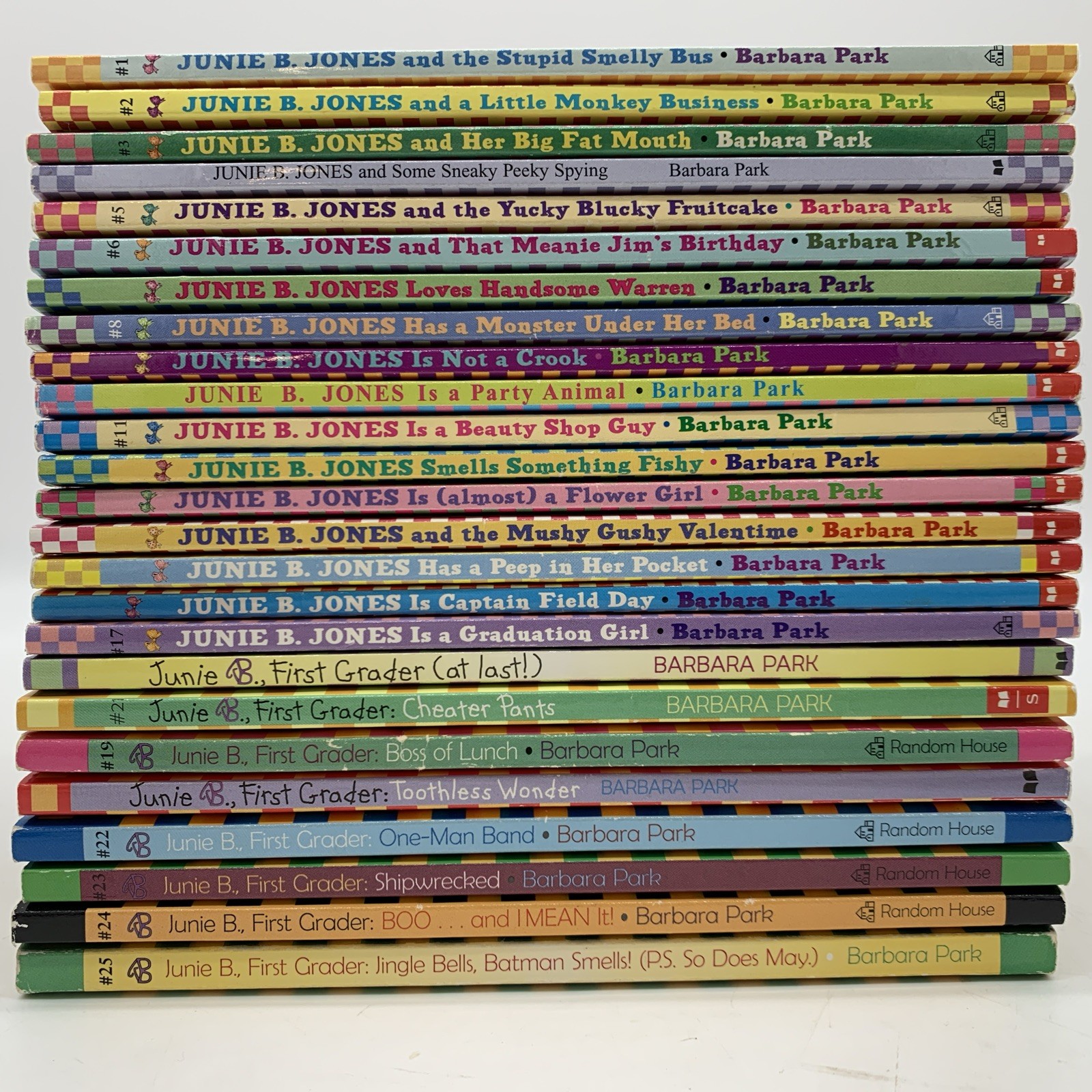Junie B Jones Barbara Park Lot 25 School Girl Chapter Book Illustrated Grade 1 2