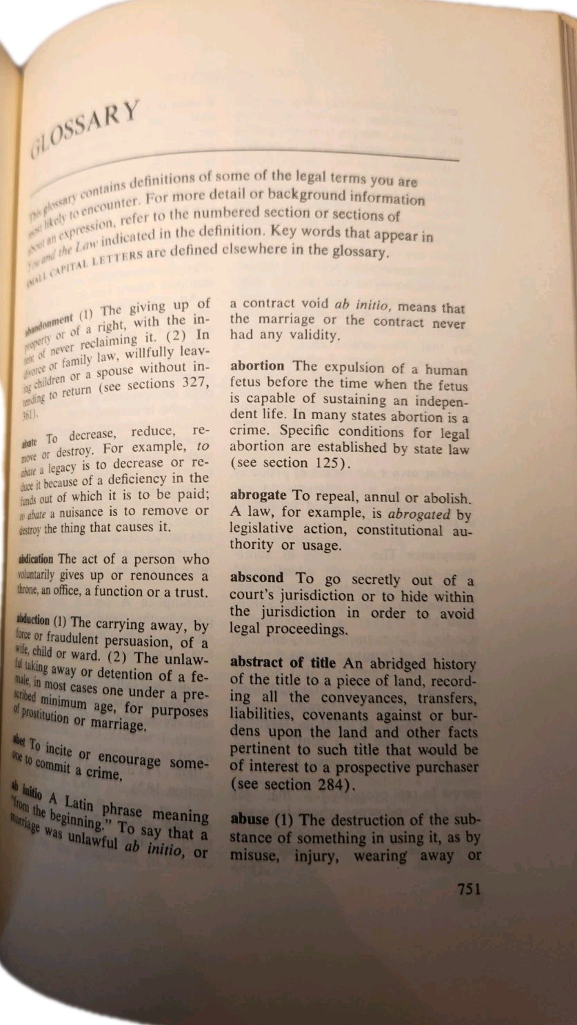 You and the Law, book. Reader&rsquo;s Digest 1977 Hardcover. 864 Pages