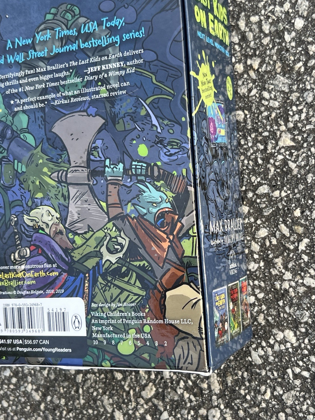 Last Kids on Earth: Next Level Monster Box (Books 4-6) by Max Brallier (2020,…