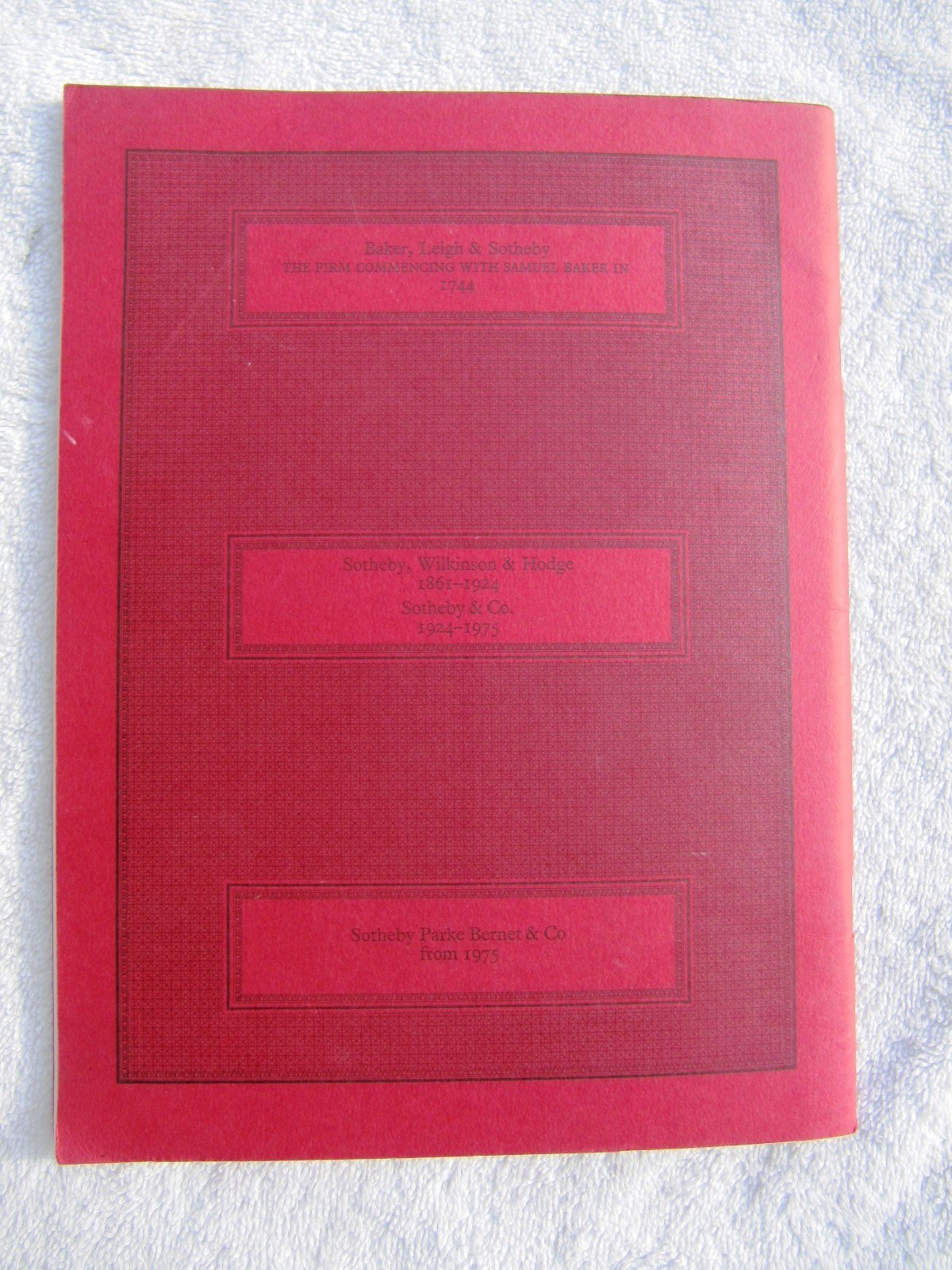 SOTHEBY&rsquo;s AUCTION CATALOG 1982 Mechanical Music Boxes Gramophone Phonograph Doll