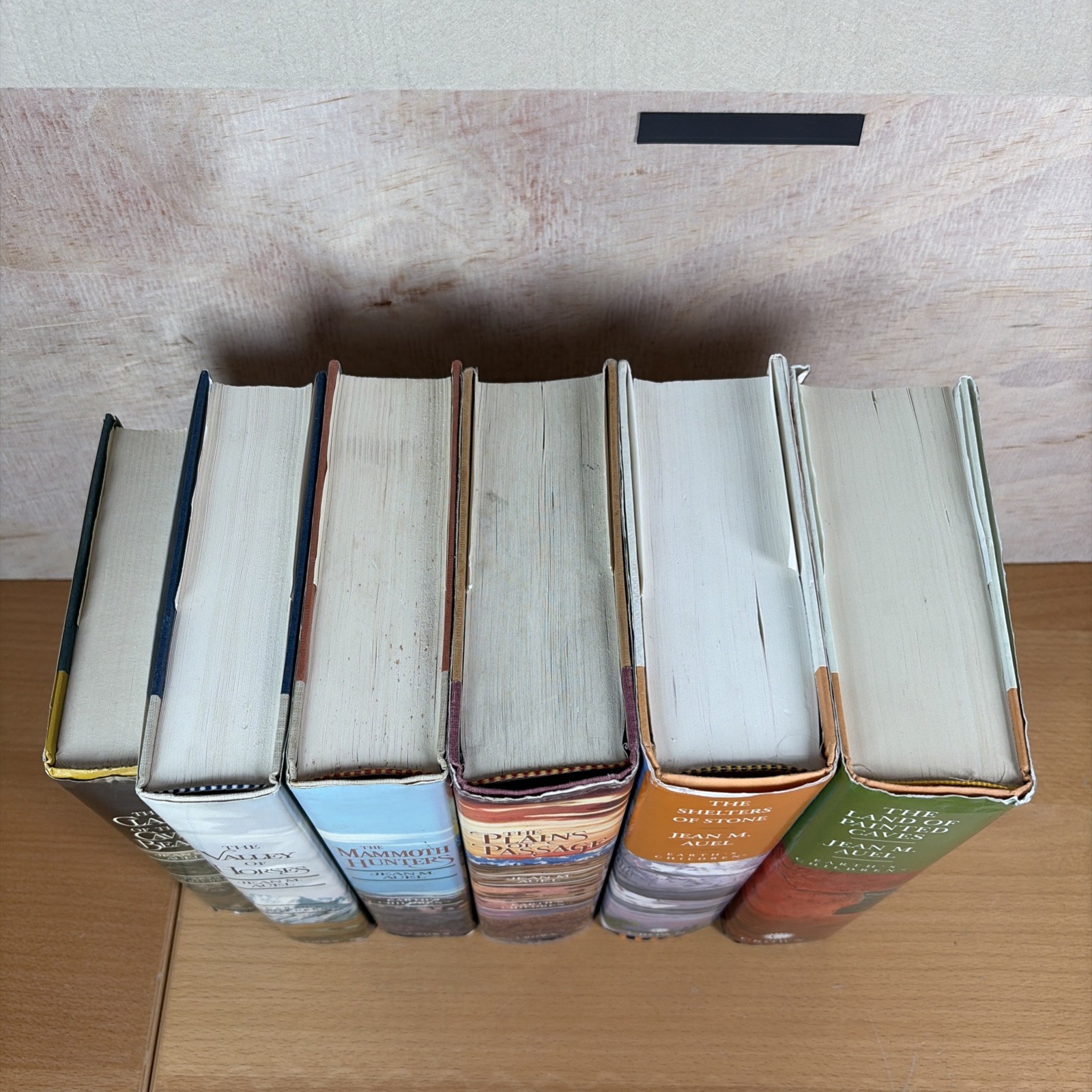Complete Set Series Lot of 6 Earth&rsquo;s Children Books by Jean Auel HARDCOVER