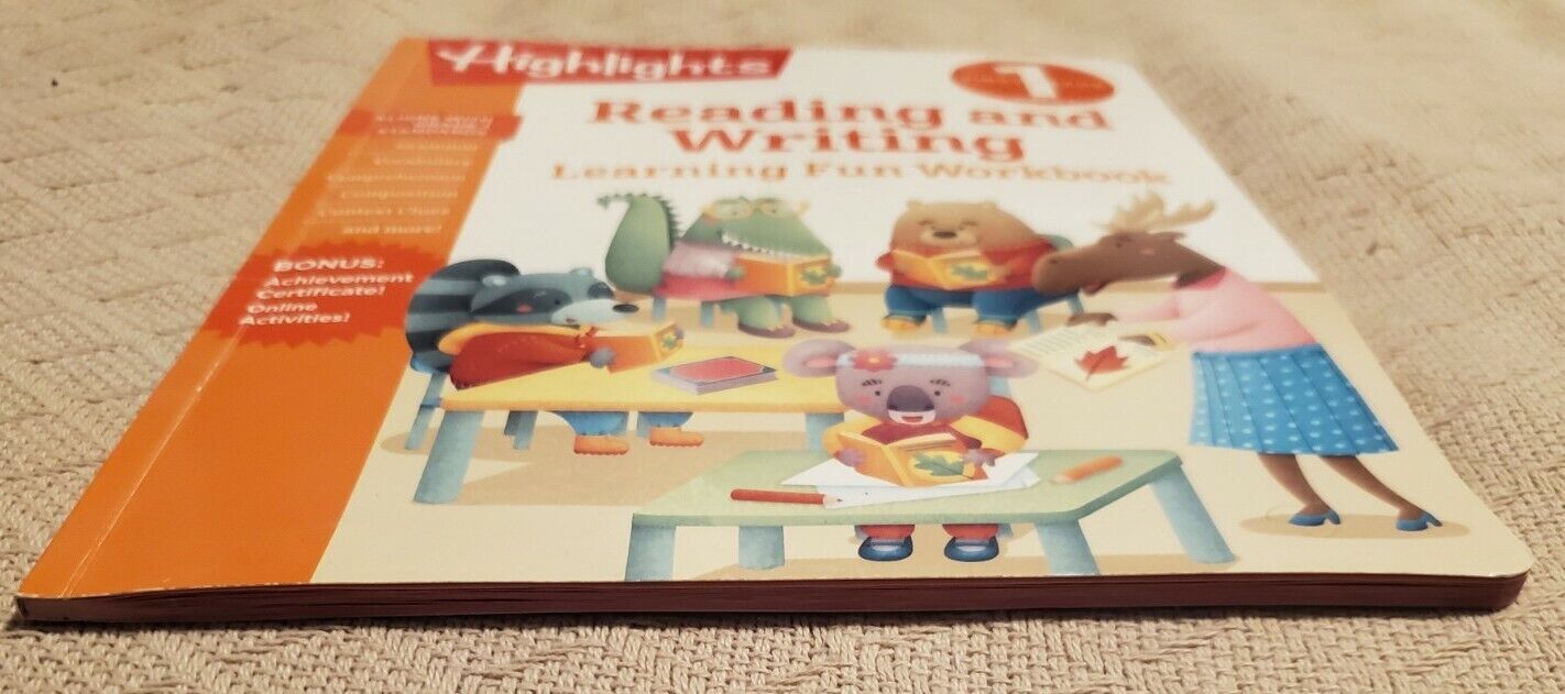 Highlights Reading And Writing Learning Fun Workbook Ages 6-7 1st Grade