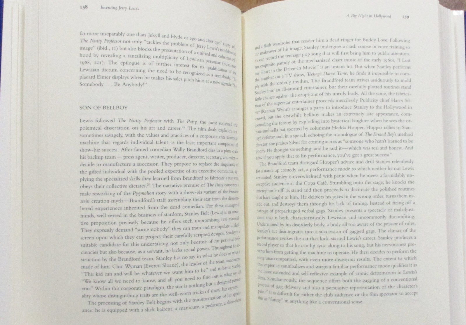 « Inventing Jerry Lewis » Hardcover Book (2000) Frank Krutnik – First Edition