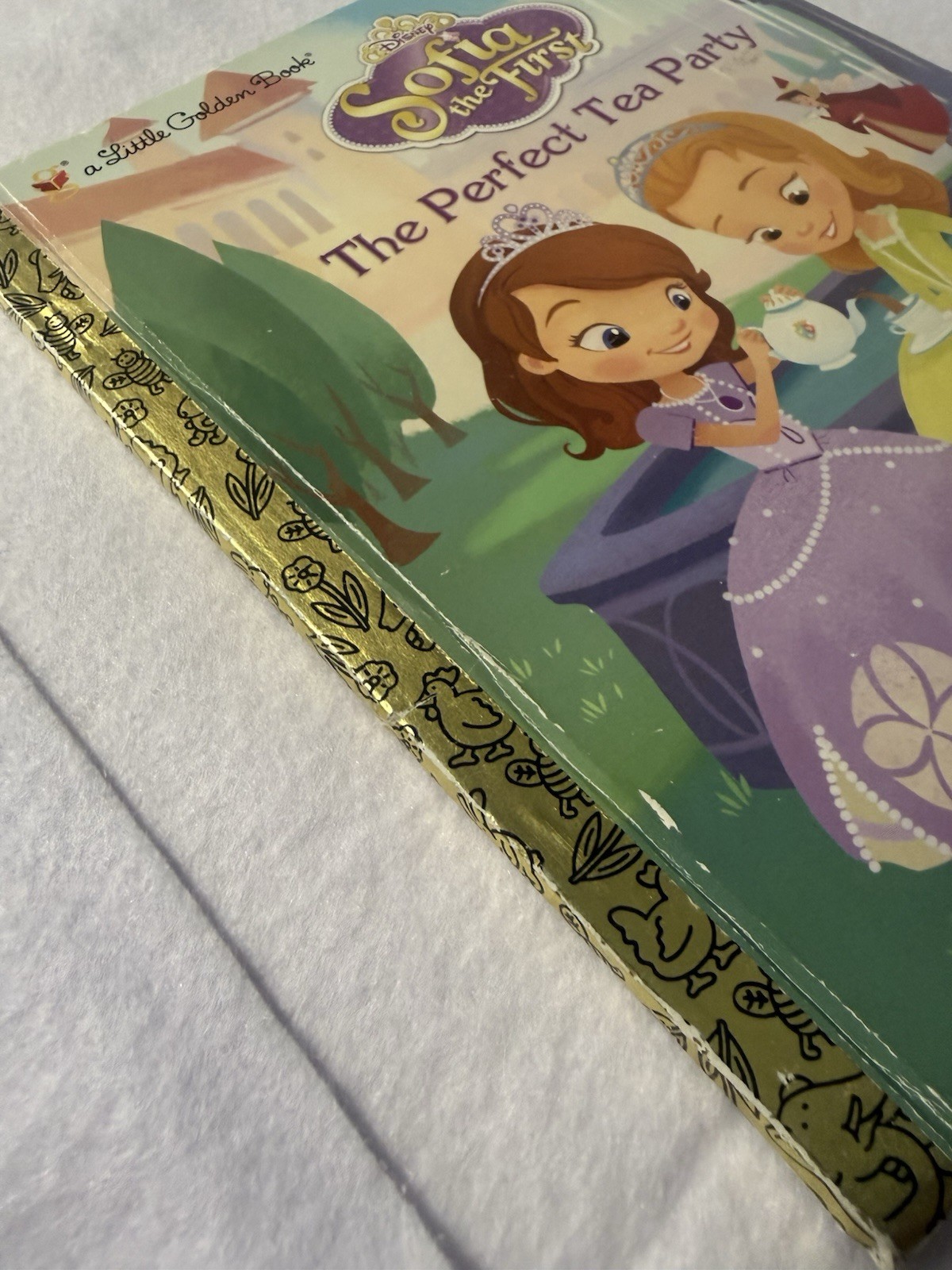 Sofia The First The Perfect Tea Party Little Golden Book 2013 Disney Junior