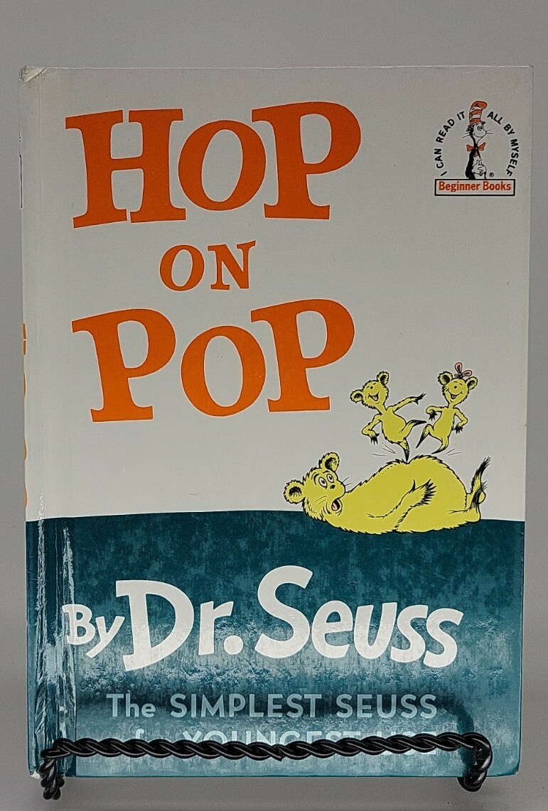 Hop On Pop Dr. Seuss VERY GOOD 7&Prime;x 9&Prime; Beginner Books Simplest Seuss Youngest Use