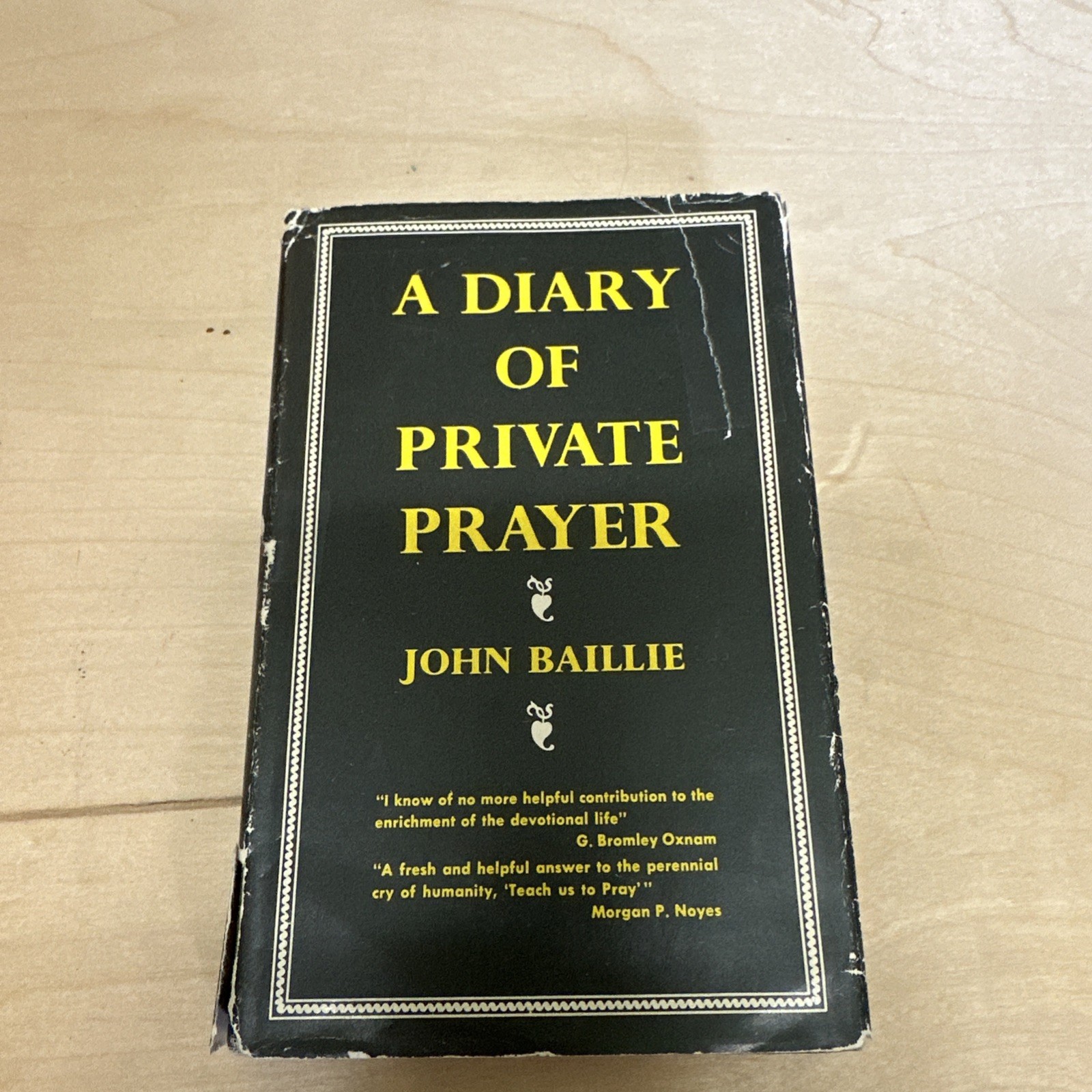 Vintage A Diary of Private Prayer John Baillie HCDJ 1949 Charles Scribner&rsquo;s Sons