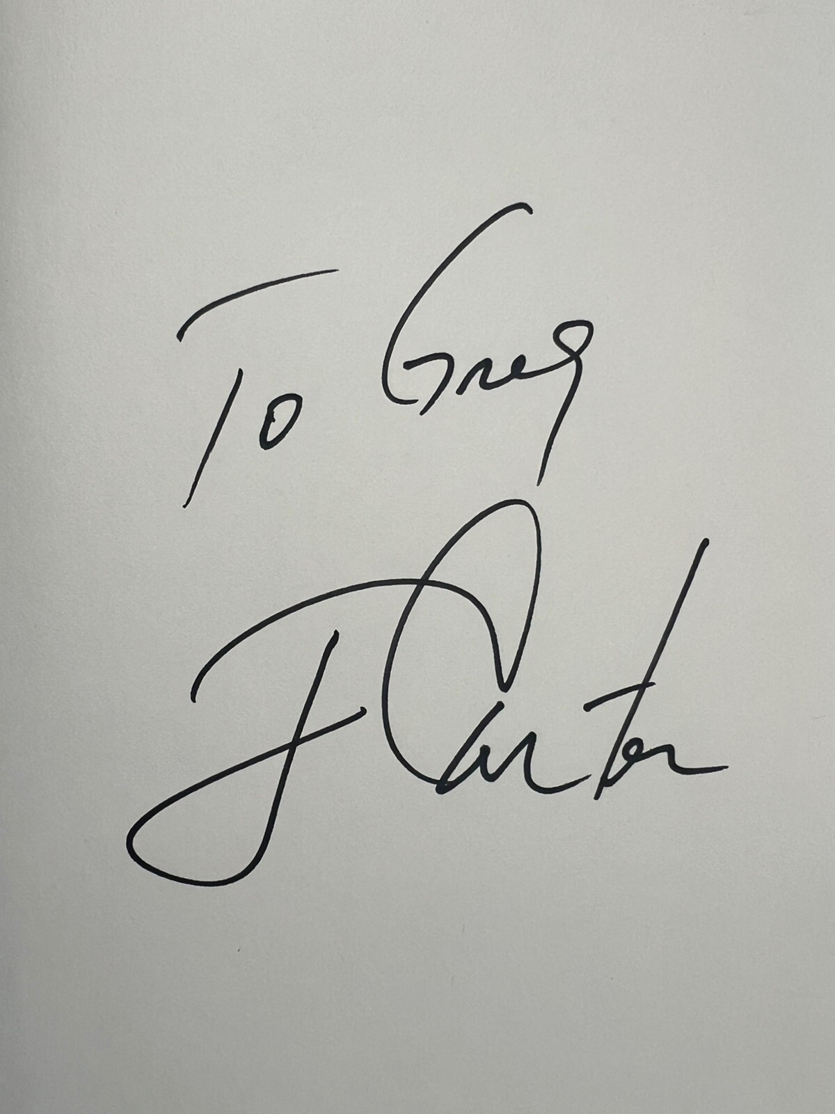 President Jimmy Carter SIGNED – Turning Point Book HCDJ