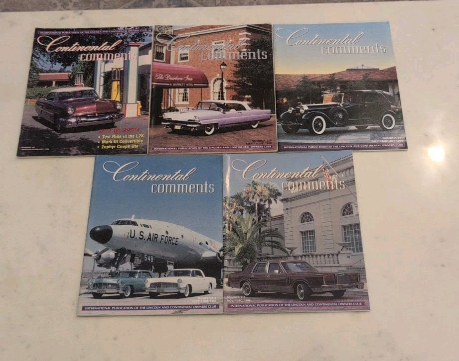 1990&rsquo;s CONTINENTAL COMMENTS LINCOLN MAGAZINE HUGE LOT (51)