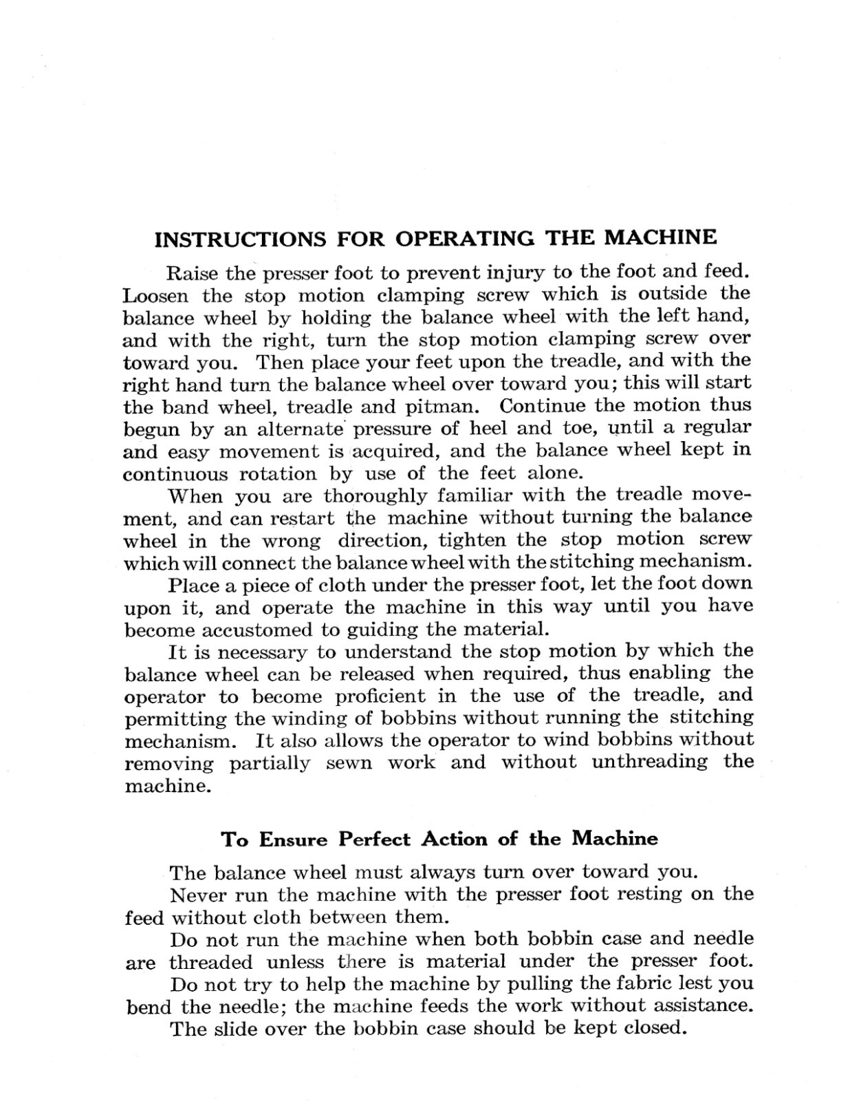 Singer Sewing Machine No. 66-1 Instruction Manual « 1913 » (27 Page)