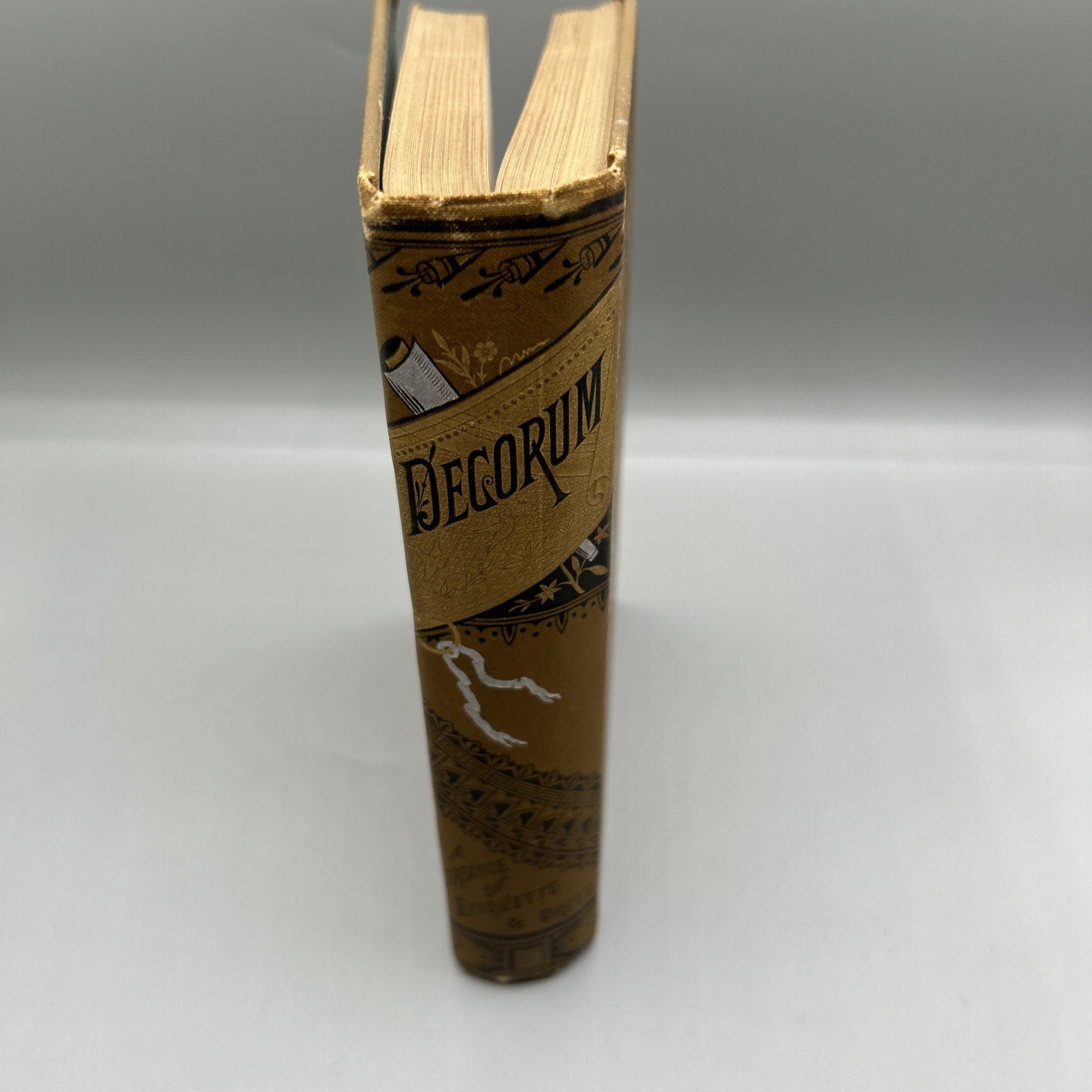 DECORUM 1881&rsquo;s A PRACTICAL TREATISE ON ETIQUETTE AND DRESS of the Best American