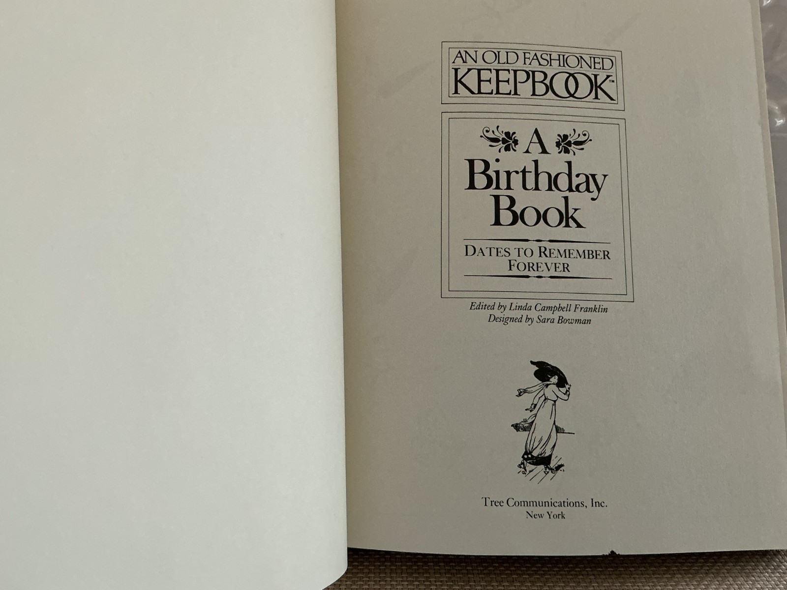 An Old Fashioned Keepbook A Birthday Book Dates to Remember Forever Unused