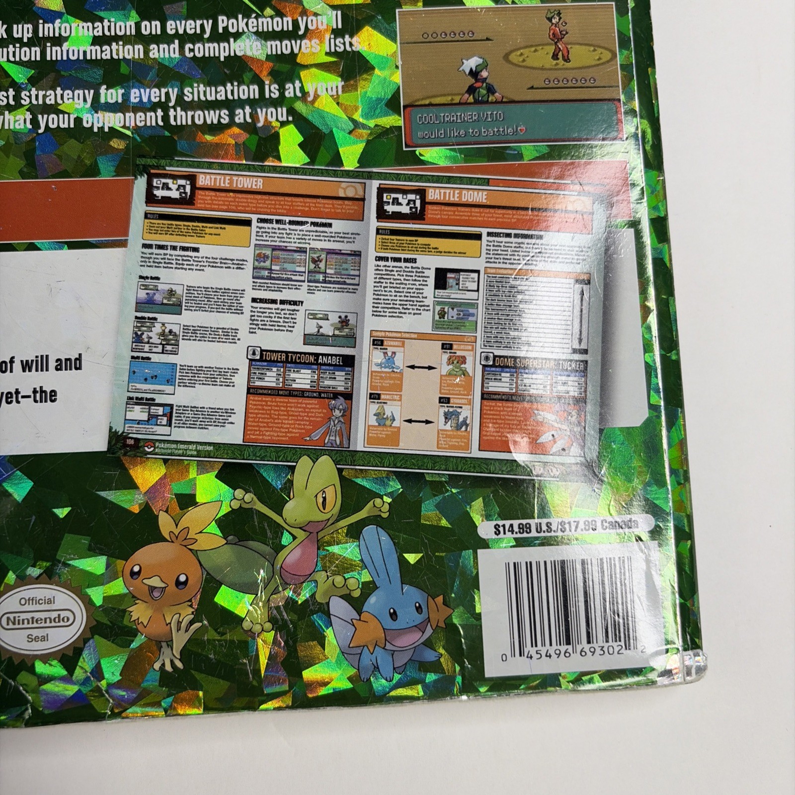 Pokemon Emerald Version Official Strategy Guide Nintendo Power (2005) No Poster
