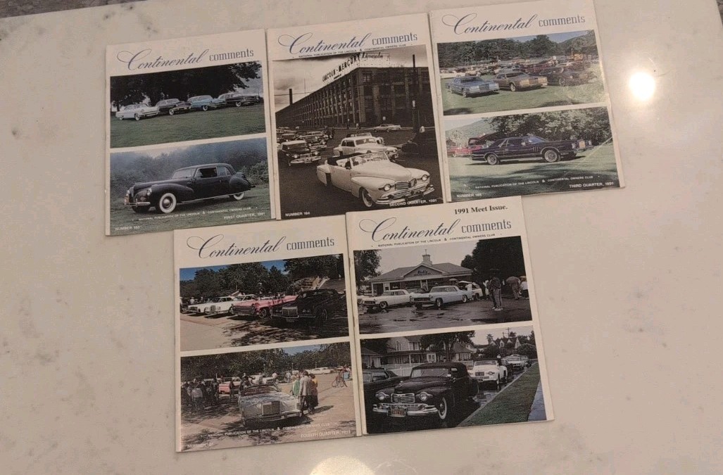 1990&rsquo;s CONTINENTAL COMMENTS LINCOLN MAGAZINE HUGE LOT (51)