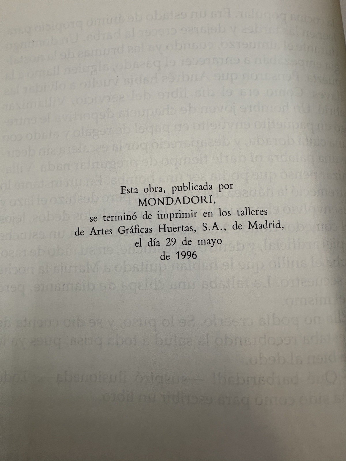 Noticia de un secuestro / Gabriel García Márquez / 1996 Hardcover / Mondadori
