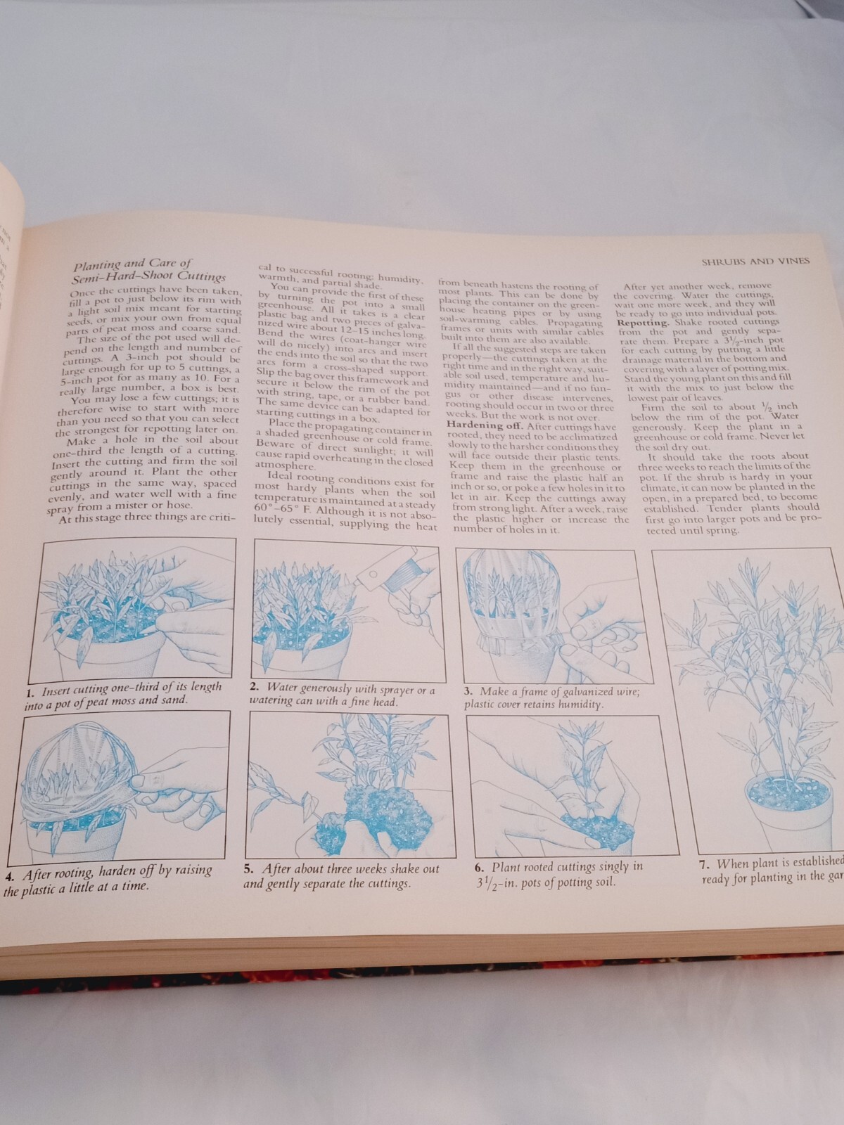 Vintage 1978 Reader&rsquo;s Digest Illustrated Guide to Gardening Hardcover; 672 pages