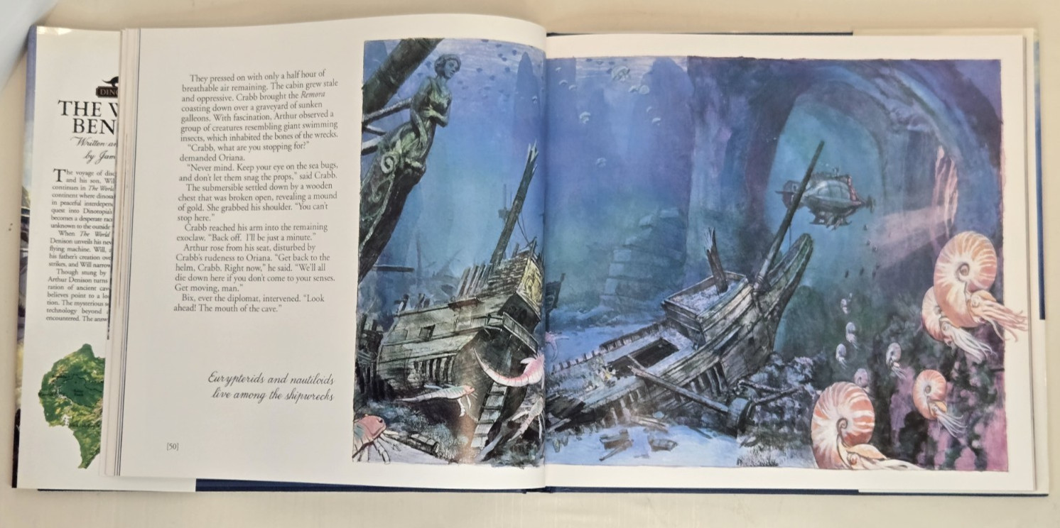 Dinotopia: The World Beneath 1st Edition/Printing Hardcover James Gurney 1995