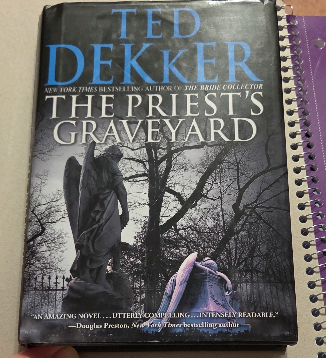 Ted Dekker The Priest&rsquo;s Graveyard Hardcover 2011 Center Street w/ Dust Jacket