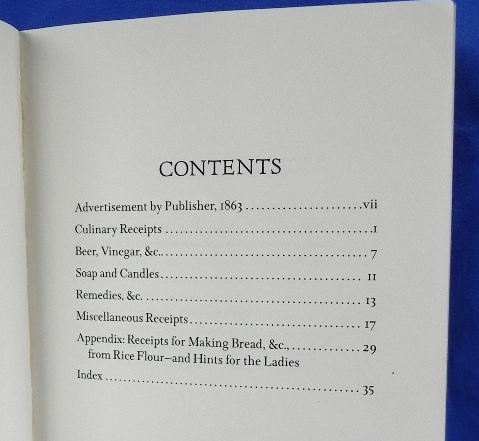 « Confederate Receipt Book » Softcover Booklet, Reprint of 1863 Original, 36 Pages