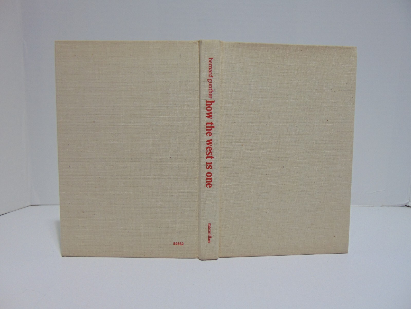 How The West Is One by Bernard Gunther (1972, HC) 1st Ed Price Clipped