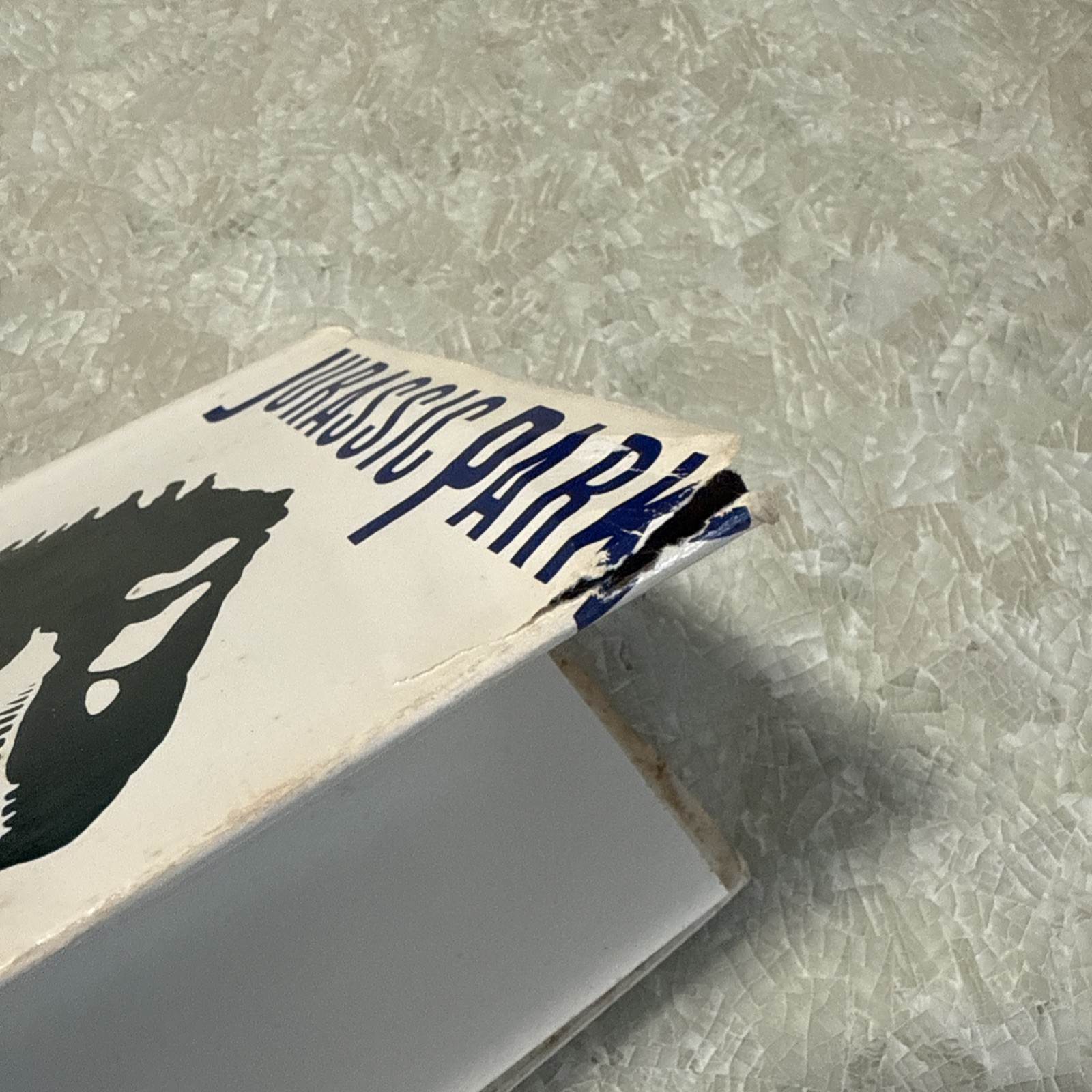 1990 Michael Crichton&rsquo;s JURASSIC PARK Black Hardcover Borzoi Knopf No Barcode