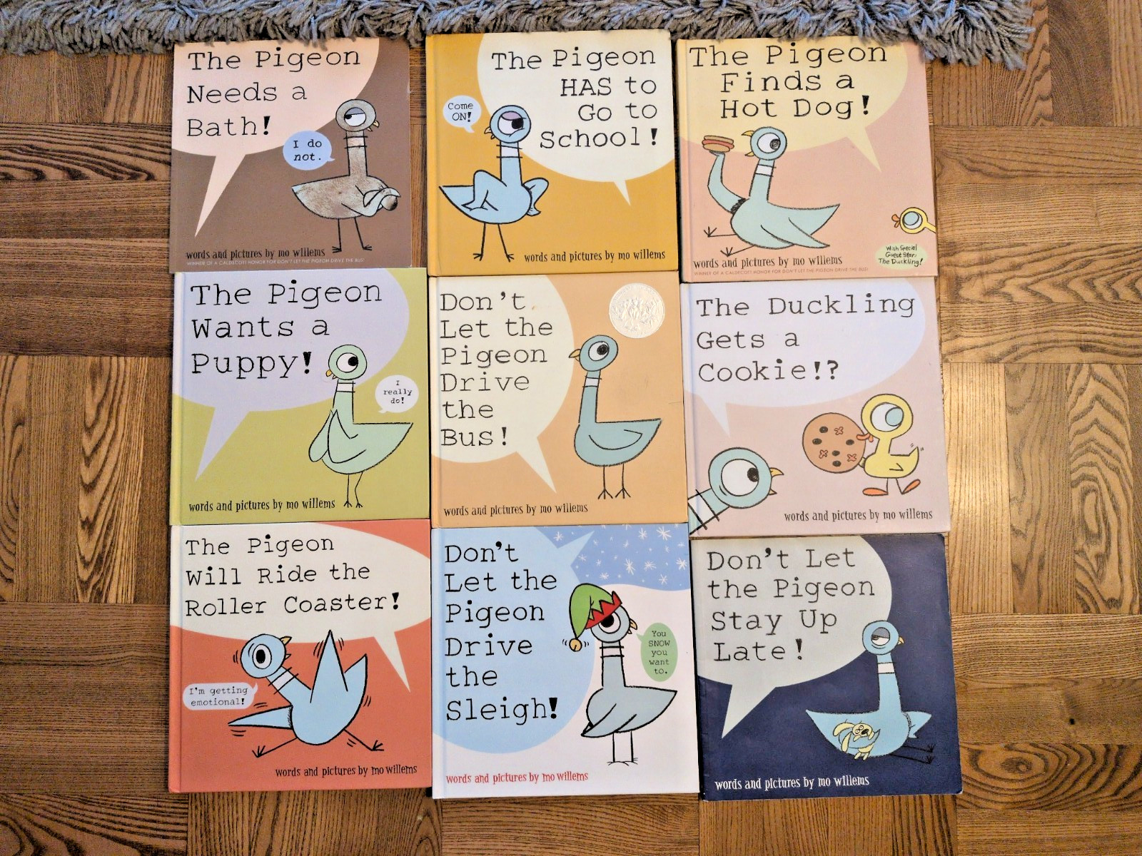 Mo Willems Pigeon Book Lot 9 Books Hardcover & Softcover Kids Picture Books