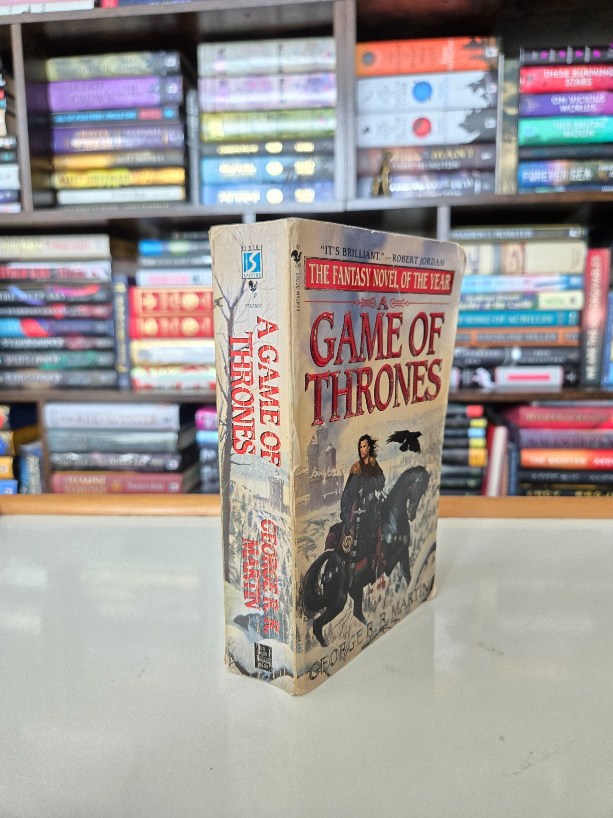 A Game Of Thrones First Edition Paperback Jon Snow Cover By George R.R. Martin