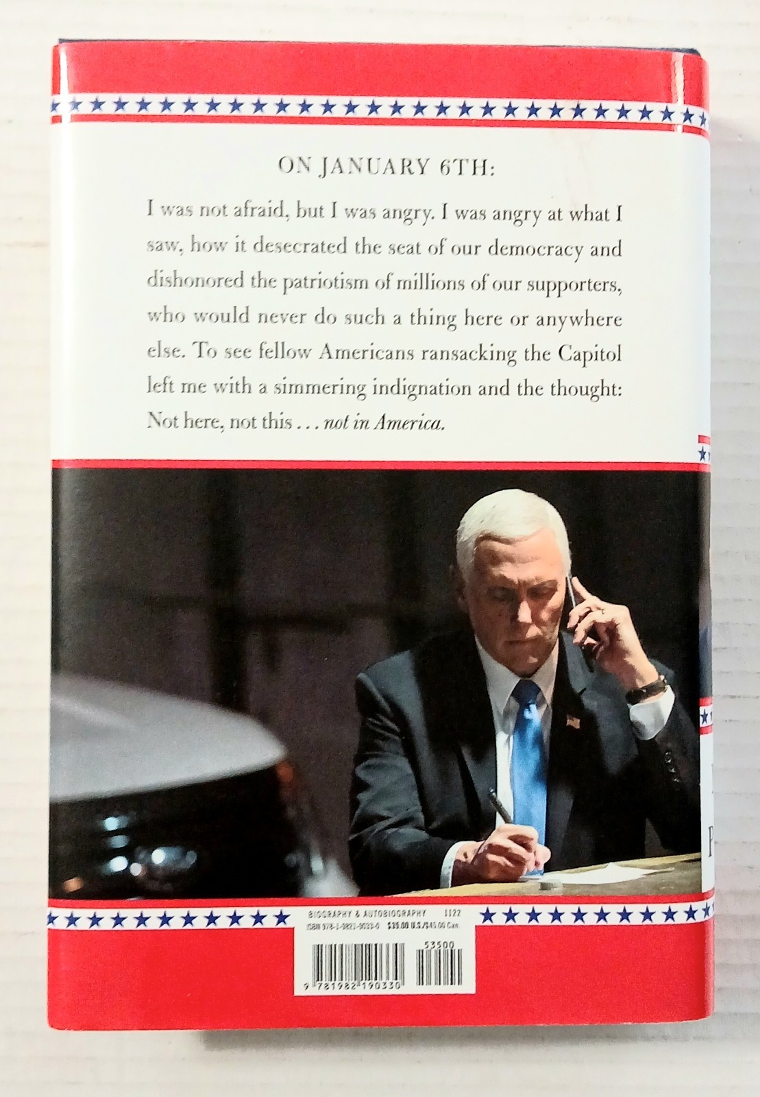 MIKE PENCE AUTOGRAPHED « SO HELP ME GOD » 2022 SIGNED EDITION TRUMP JANUARY 6TH