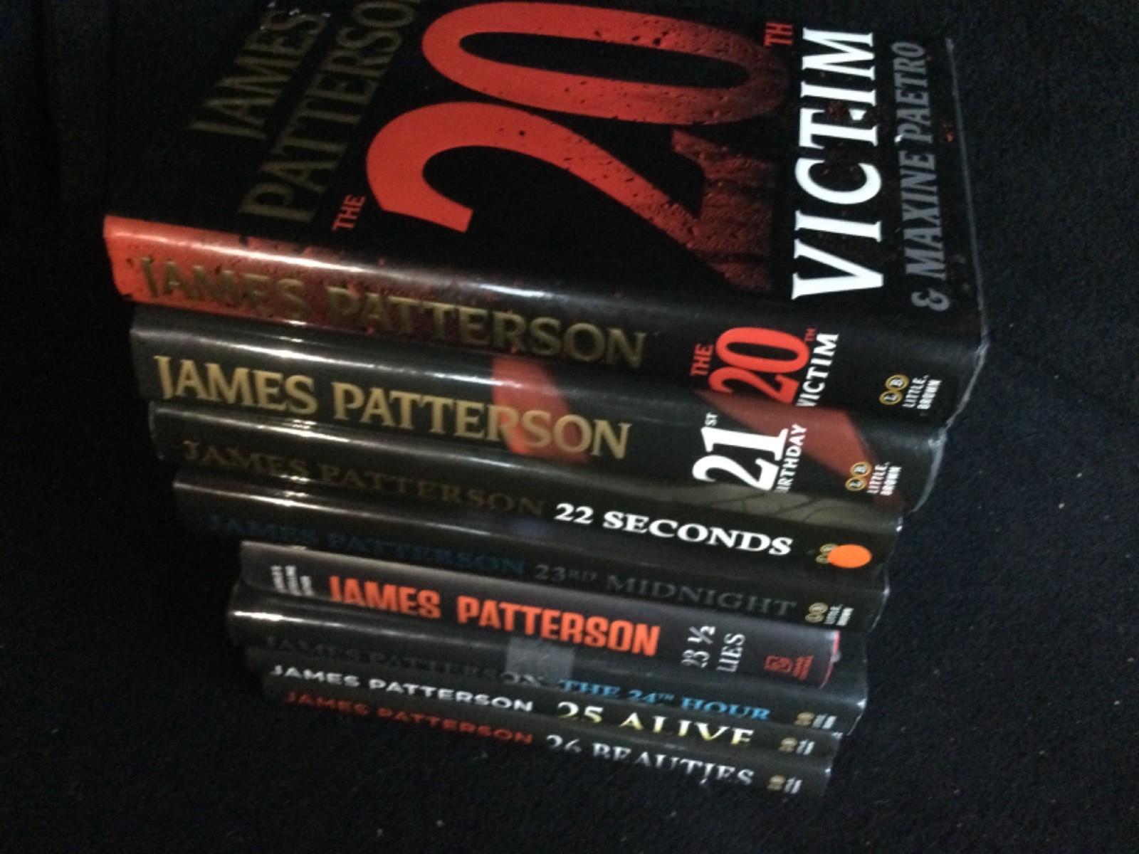 8 James Patterson THE WOMEN&rsquo;S MURDER CLUB # 20-26 All 1st/1st -HC/DJ VGC