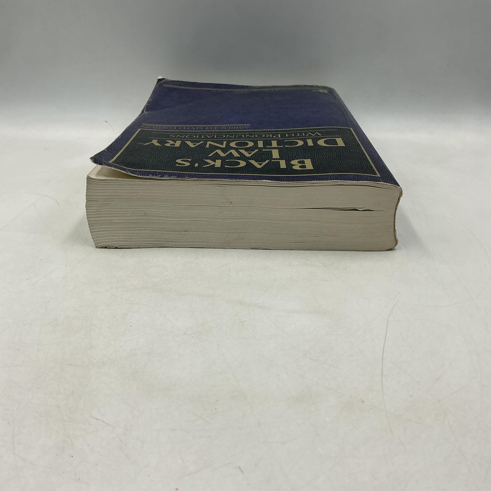 Vintage Black&rsquo;s Law Dictionary With Pronunciations Henry Black Blue PB 1994 Law