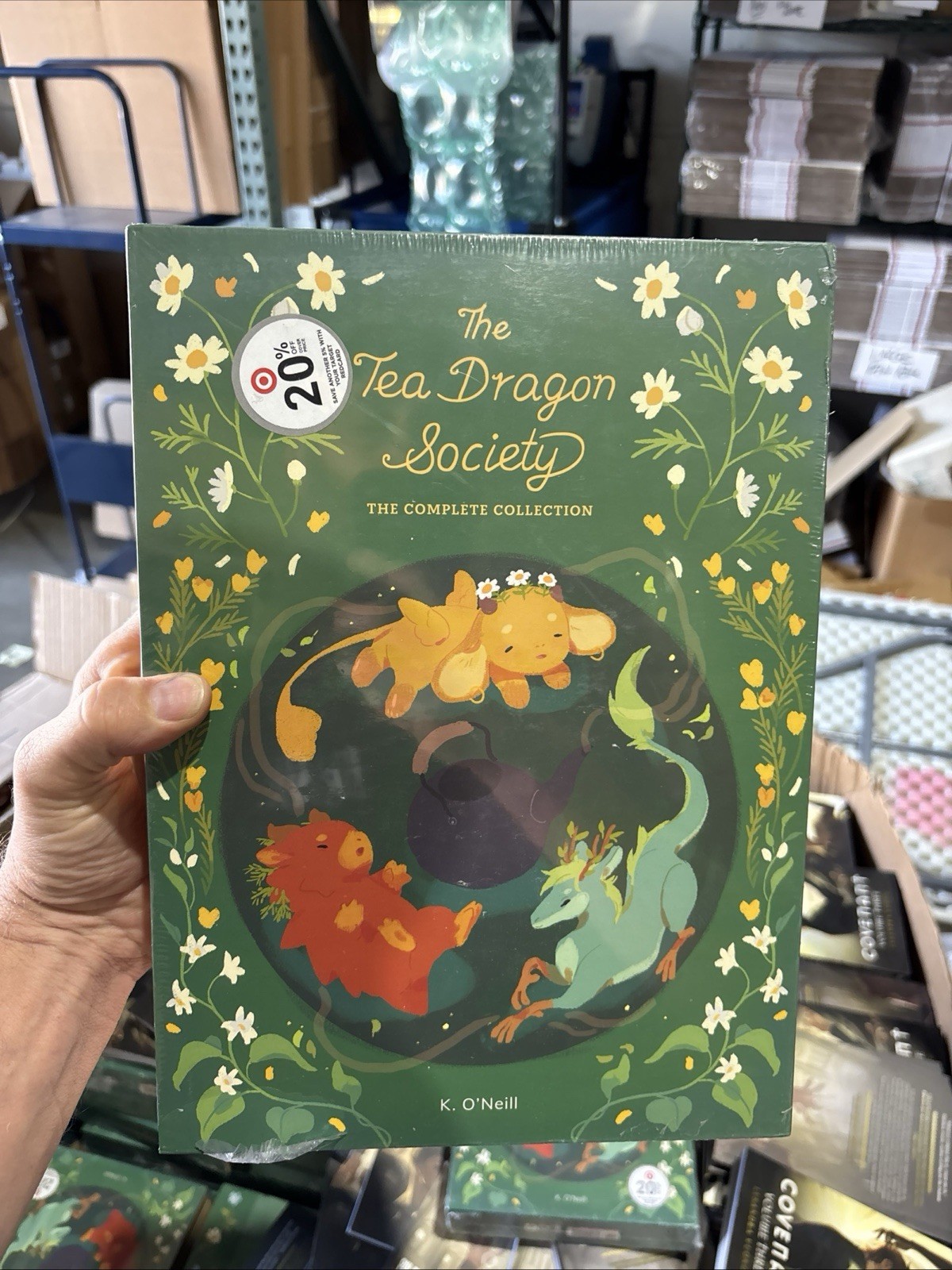 The Tea Dragon Society Box Set K O&rsquo;Neil Hardcover Press Eisner Award New Sealed