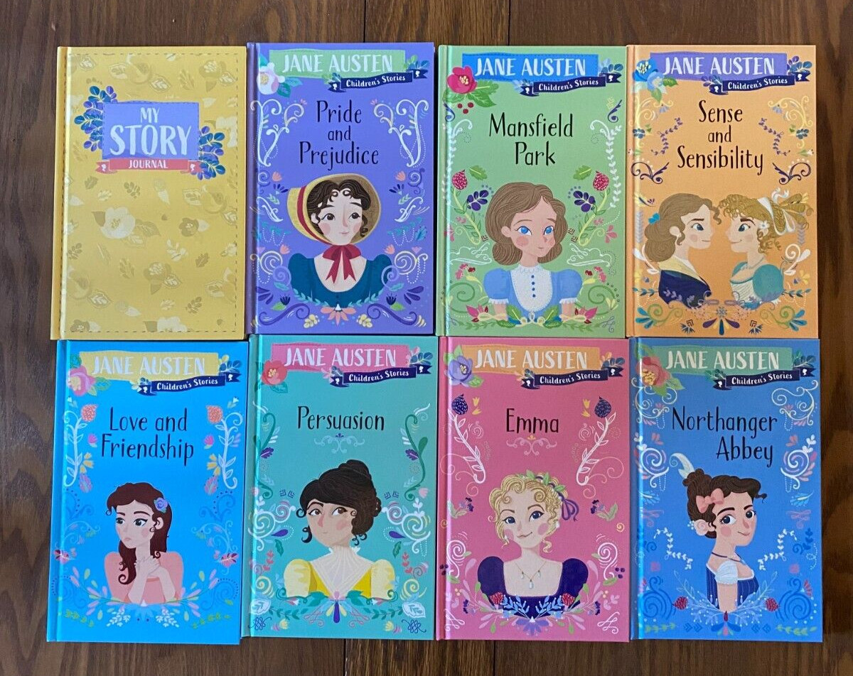 Jane Austen Children&rsquo;s Stories 7 mini novels + 1 Journal 2022 Complete Set of 8