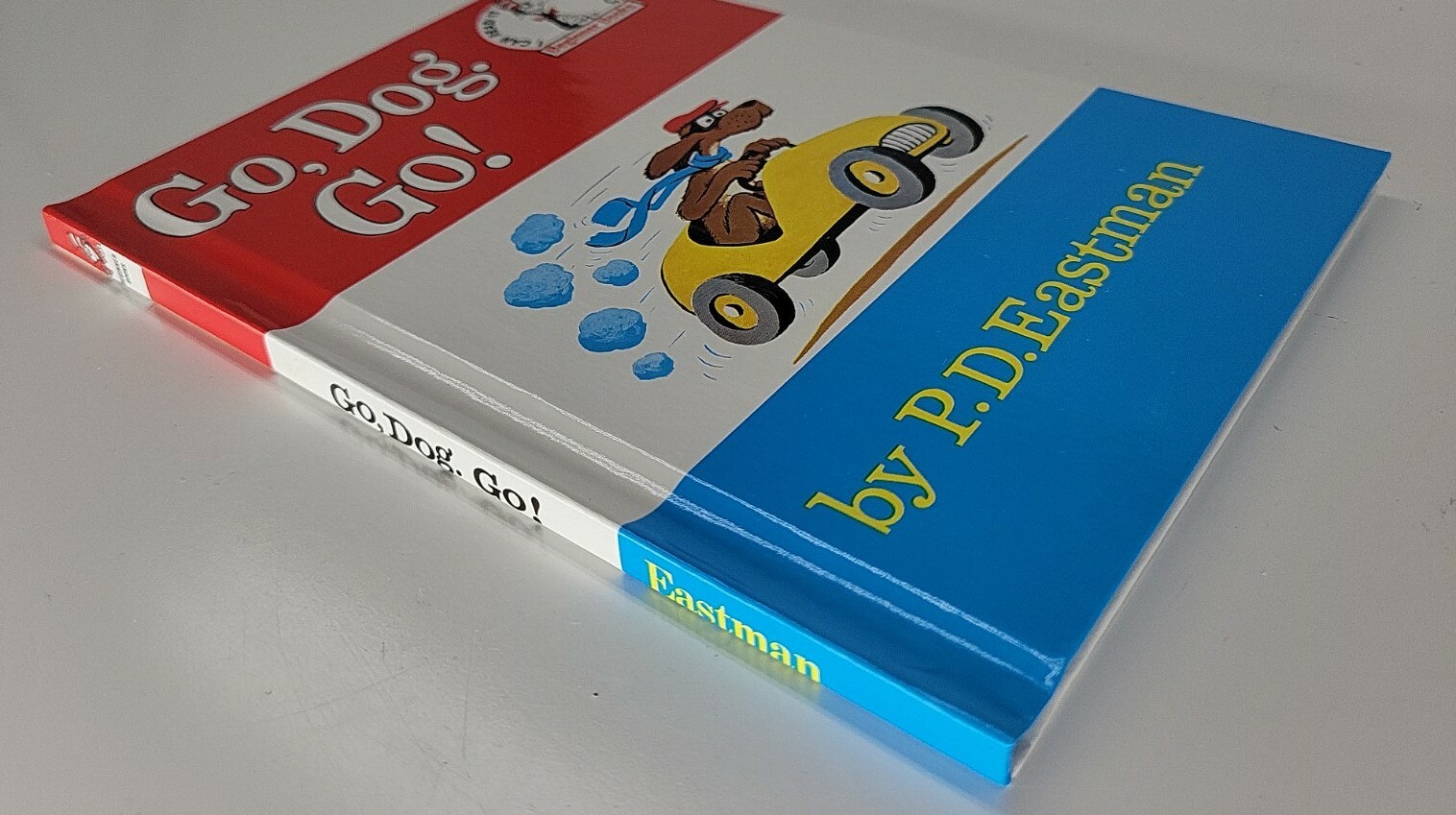Go, Dog. Go Hardback Dr. Seuss EXCELLENT 7&Prime;x 9&Prime; Beginner Books Eastman Red Blue