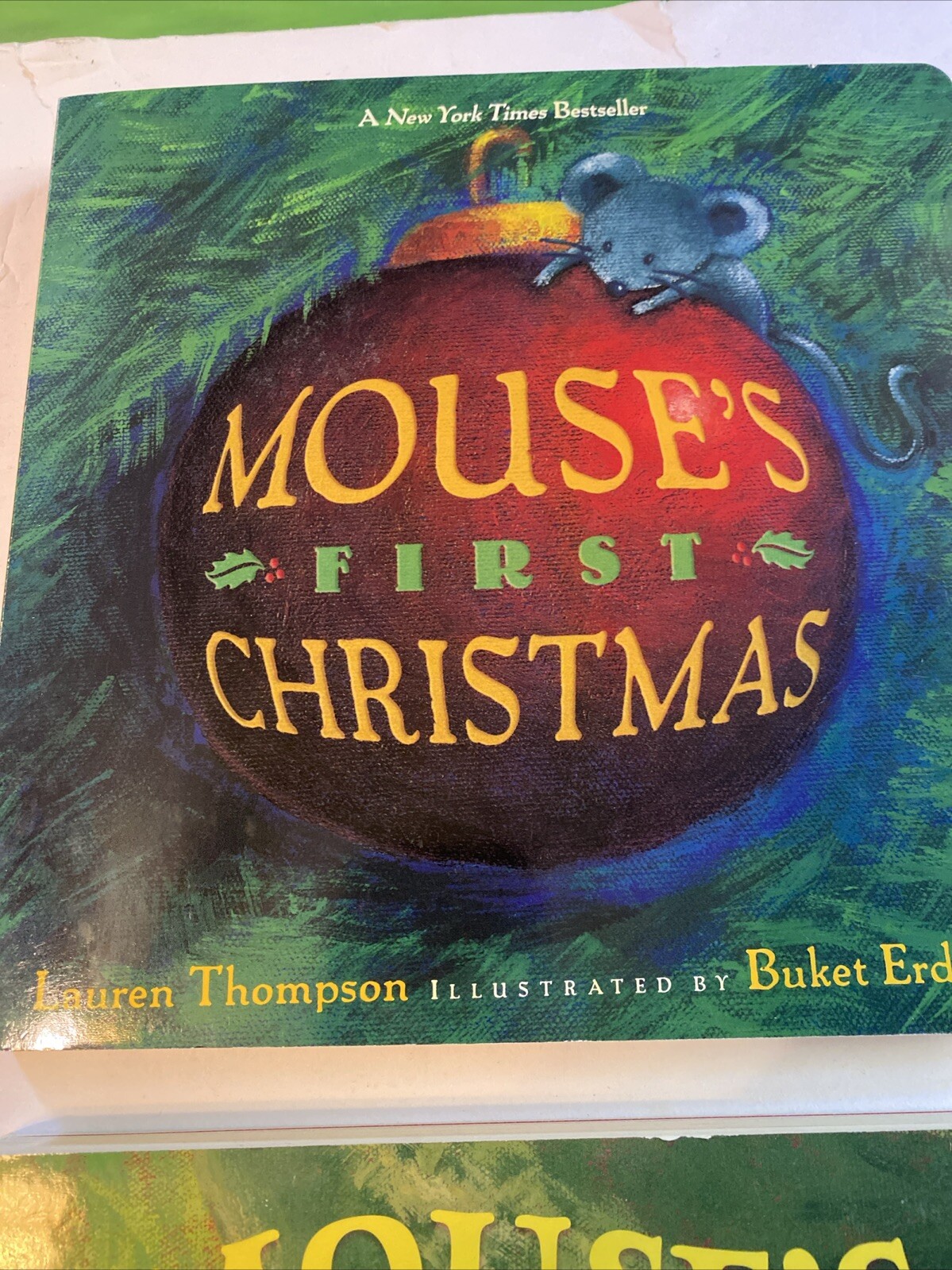 Lot Of 2-Mouse&rsquo;s First Christmas And First Summer Lauren Thompson EUC HB Books