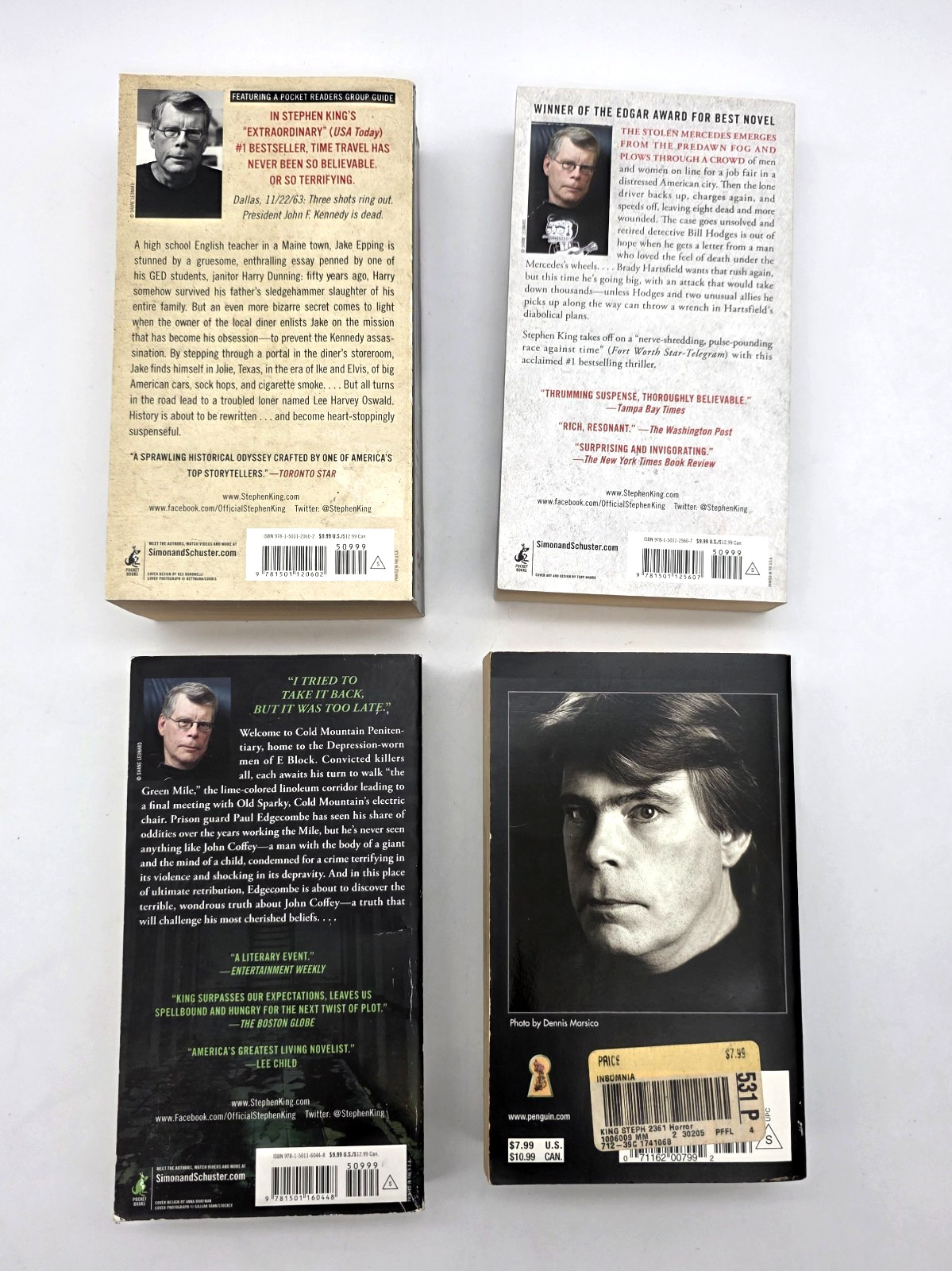 Stephen King Lot of 8 Paperback Novels Multiple Titles 1990&rsquo;s-2000&rsquo;s
