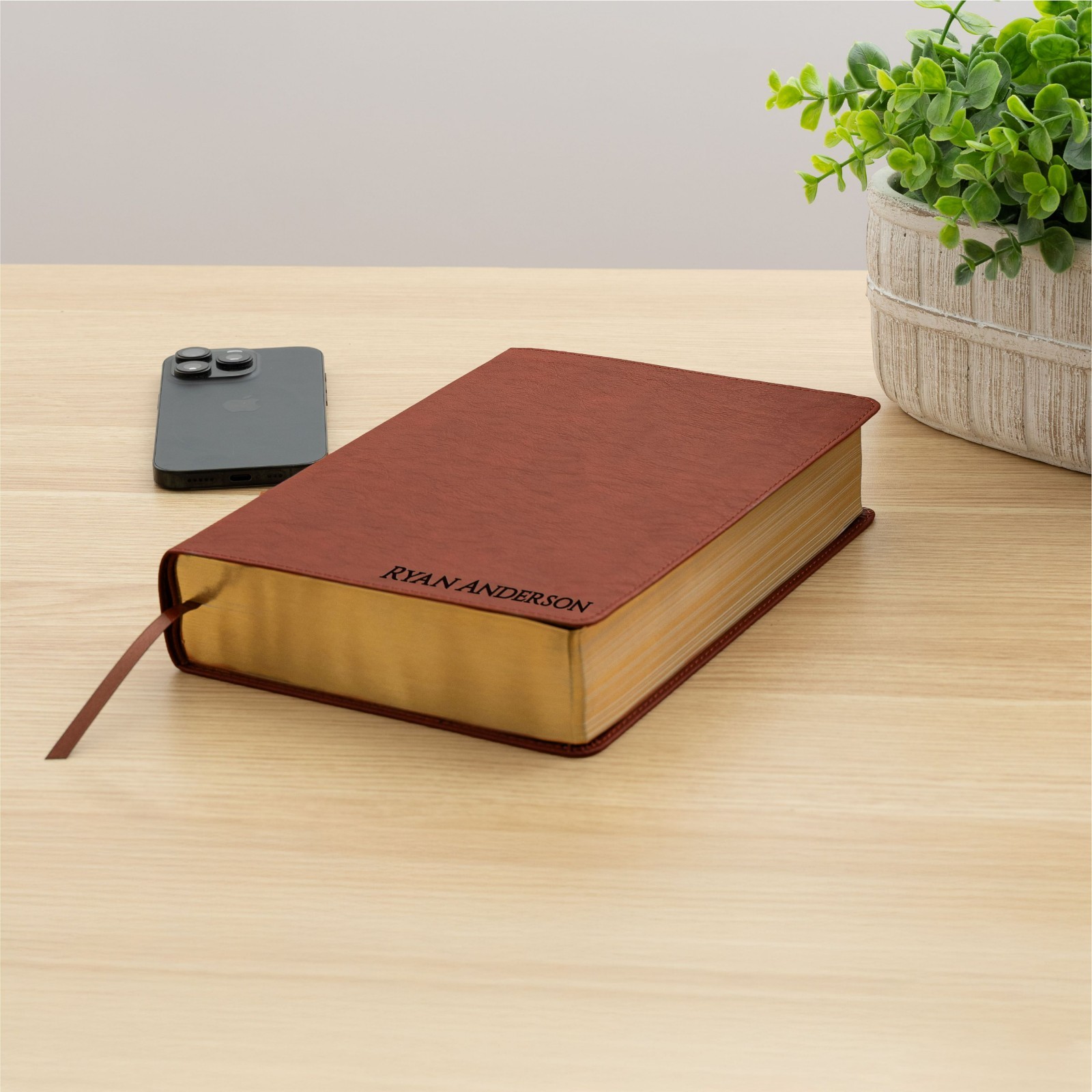 Personalized ESV Bible with Name Engraved, ESV Men&rsquo;s Study Bible, Baptism Gifts