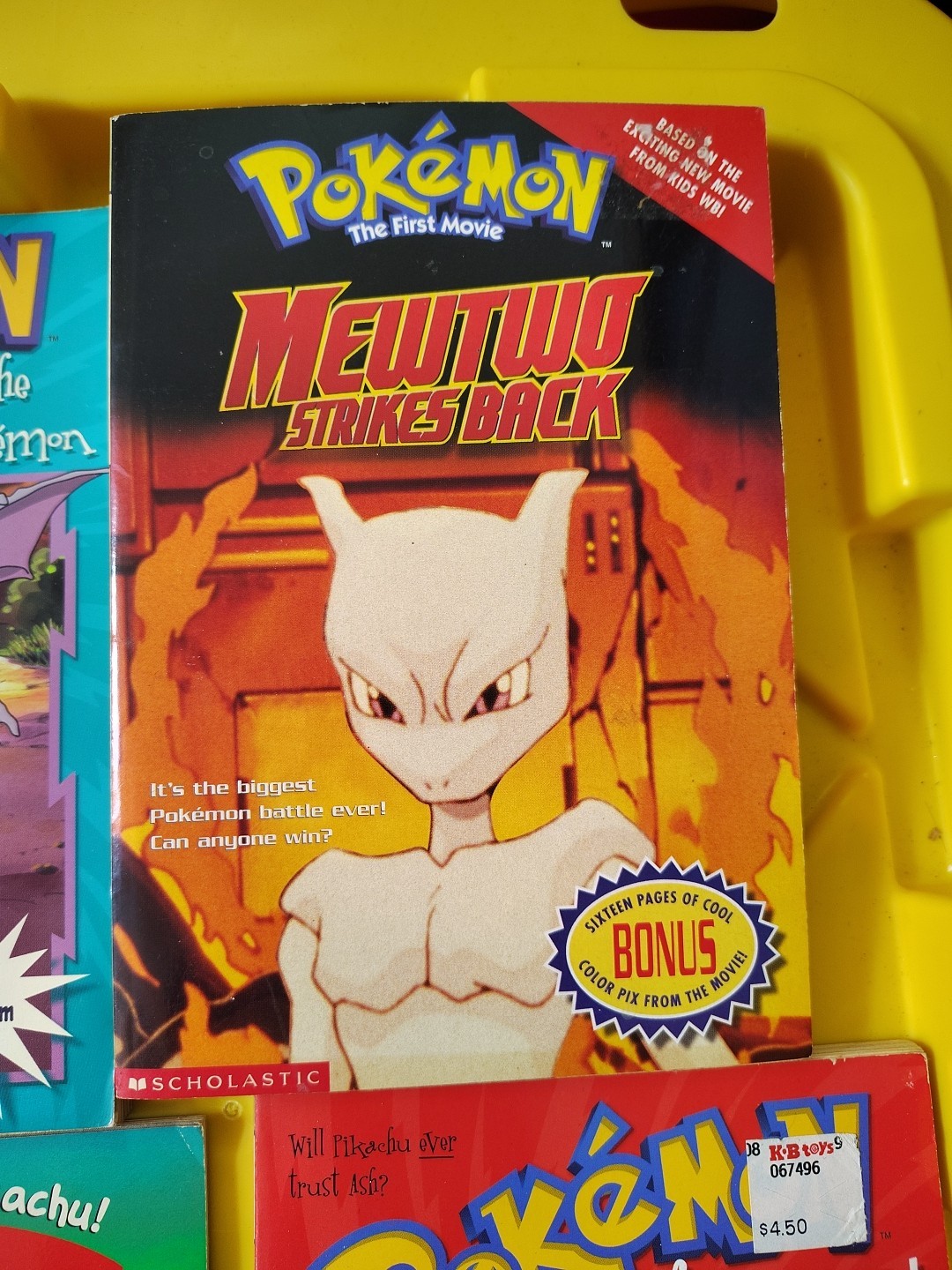 Pokemon Lot Of 6 Children&rsquo;s Chapter Books Vintage 2 VHS Pokemon VHS