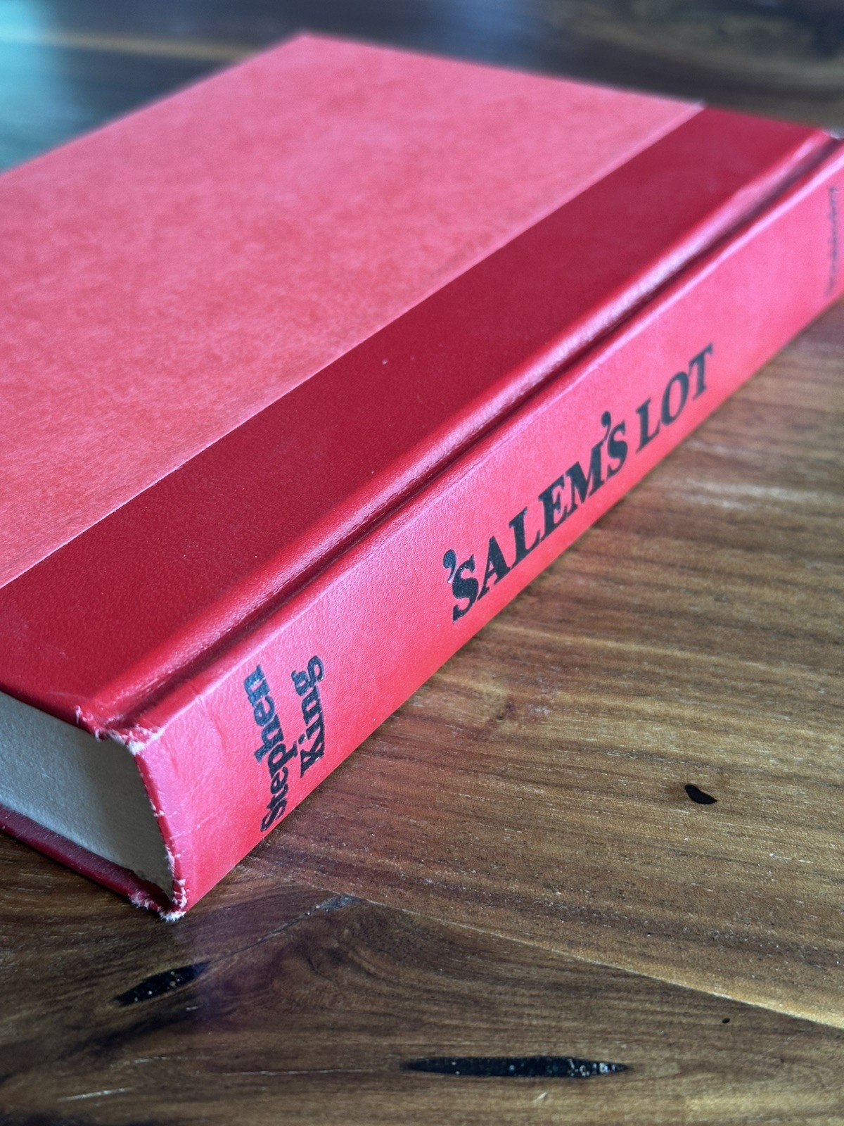&lsquo;SALEM&rsquo;S LOT by Stephen King (1975, Hardcover) 1st Ed 1st Print BCE 039 Gutter
