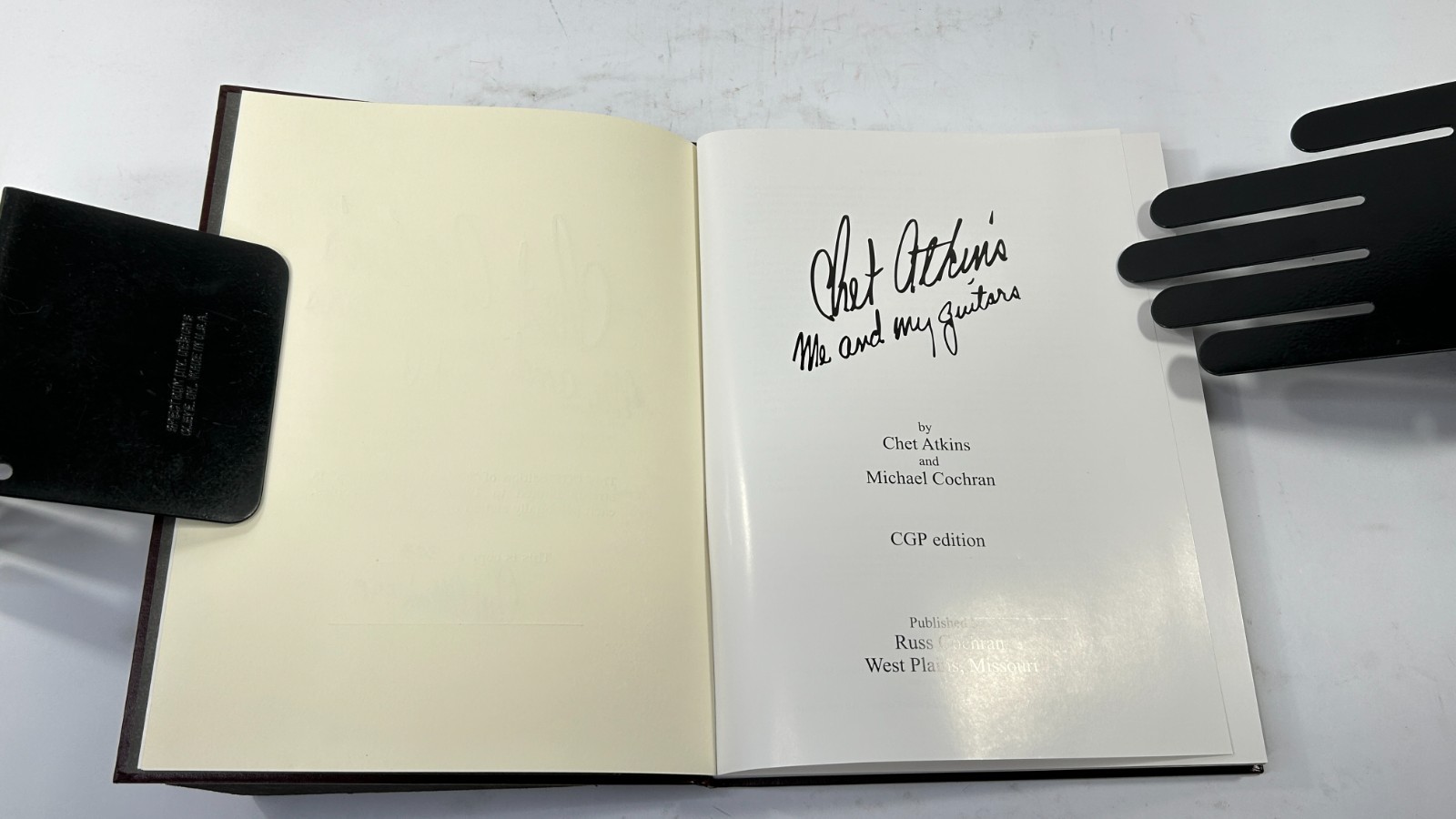 Me and My Guitars by Chet Atkins, 2001, #232/1200, Signed