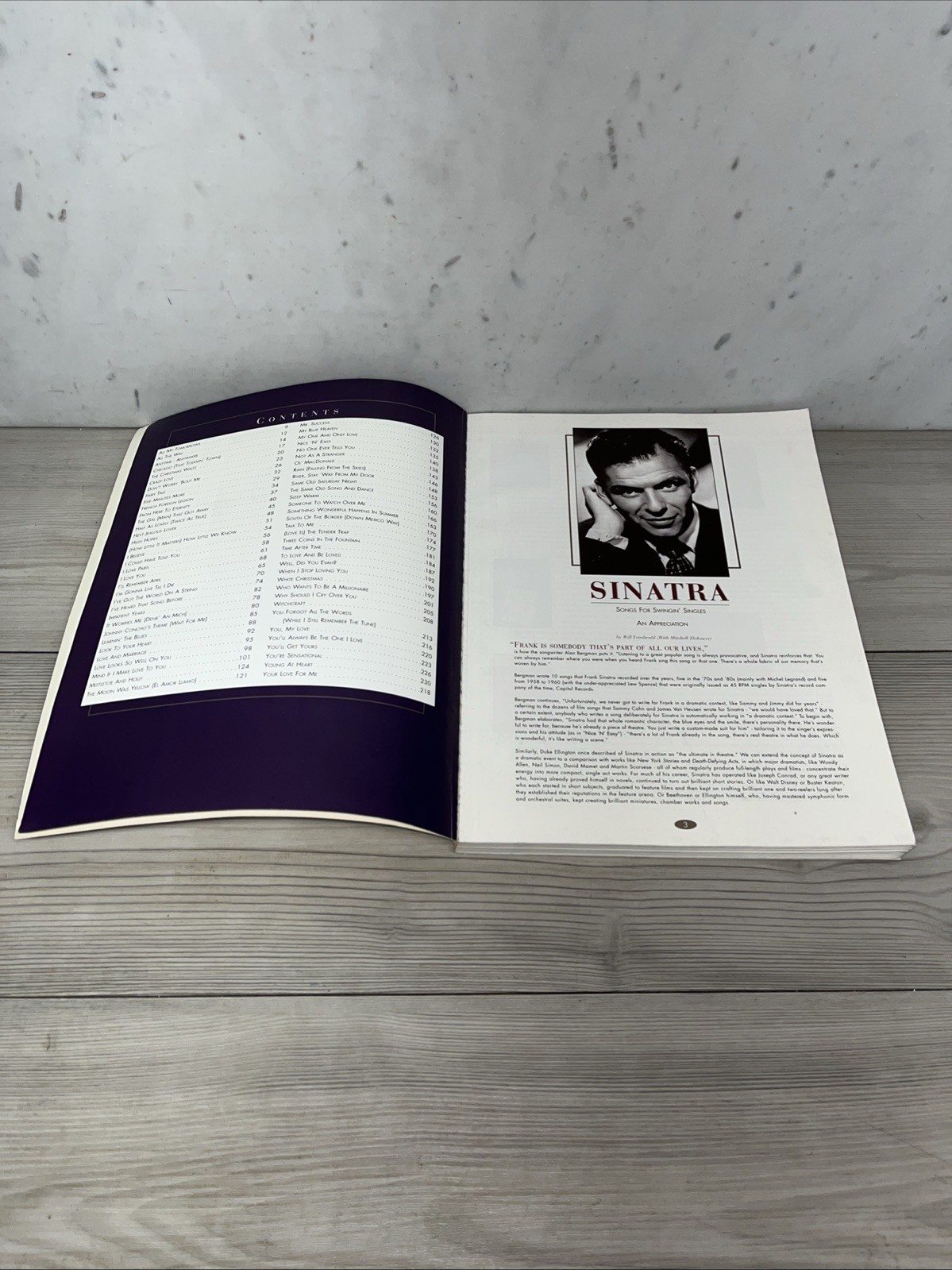 Lot Of 3 Frank Sanatra, Movie And Music Books! In Good Condition.