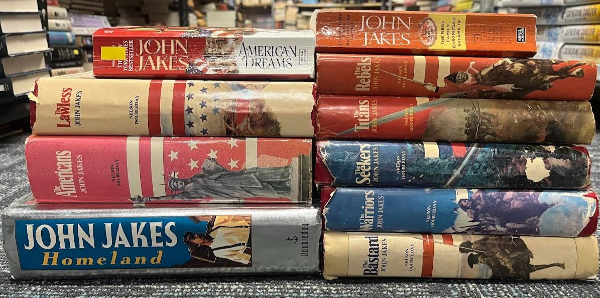 John Jakes&rsquo; The Kent Chronicles 1-8 & The Crown Saga 1-2 (Mixed HC/SC)